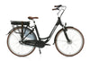 Vogue Basic N7 E-bike Mat Zwart met Bruine Accenten 47cm – Elektrische Damesfiets met 468Wh Accu, Shimano Nexus 7 Versnellingen, Voorwielmotor & LED Verlichting – Actieradius tot 120 km - AE-trading