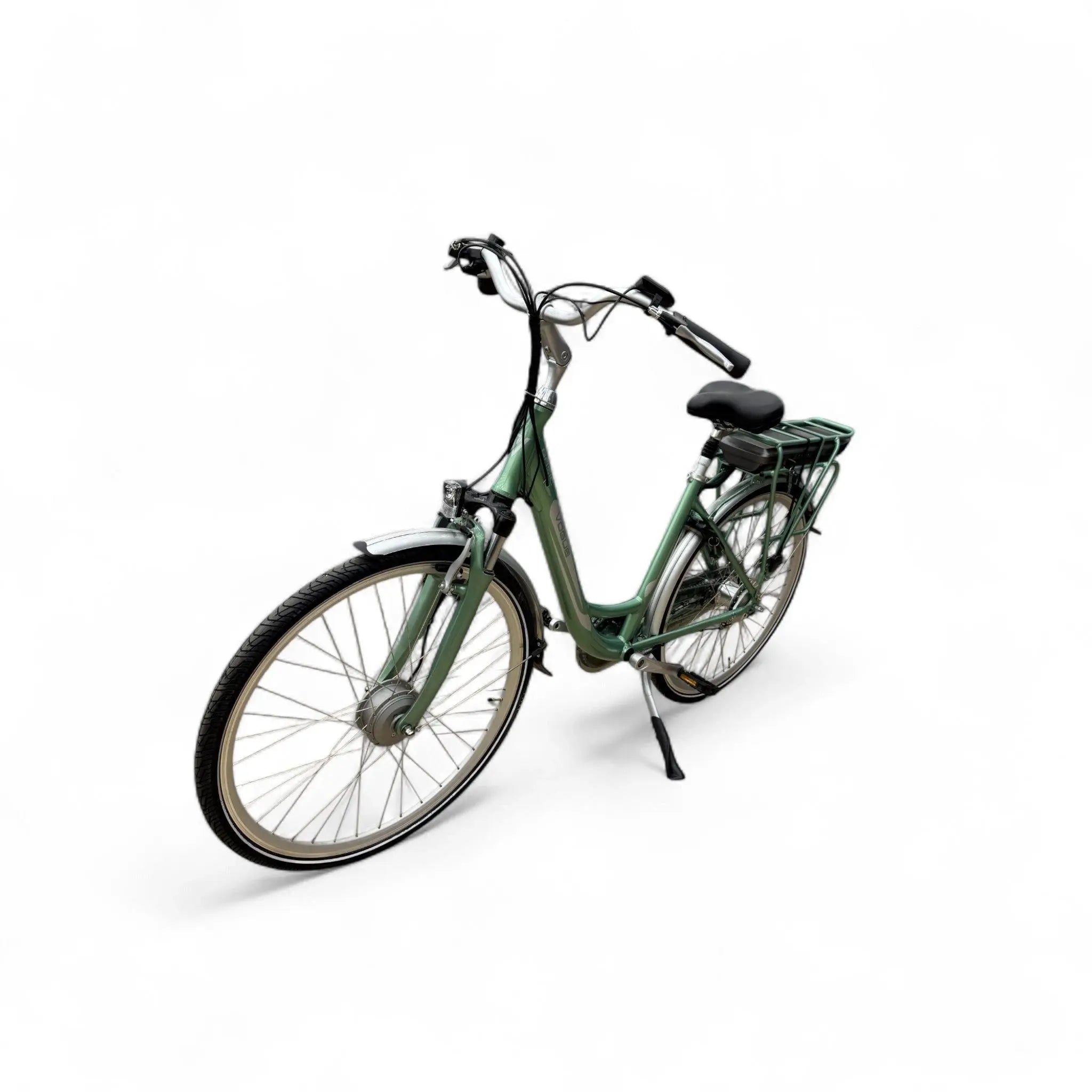 Vogue Basic N7 Elektrische Fiets Silk Blue 47cm – Elektrische Damesfiets met 468Wh Accu - AE-trading