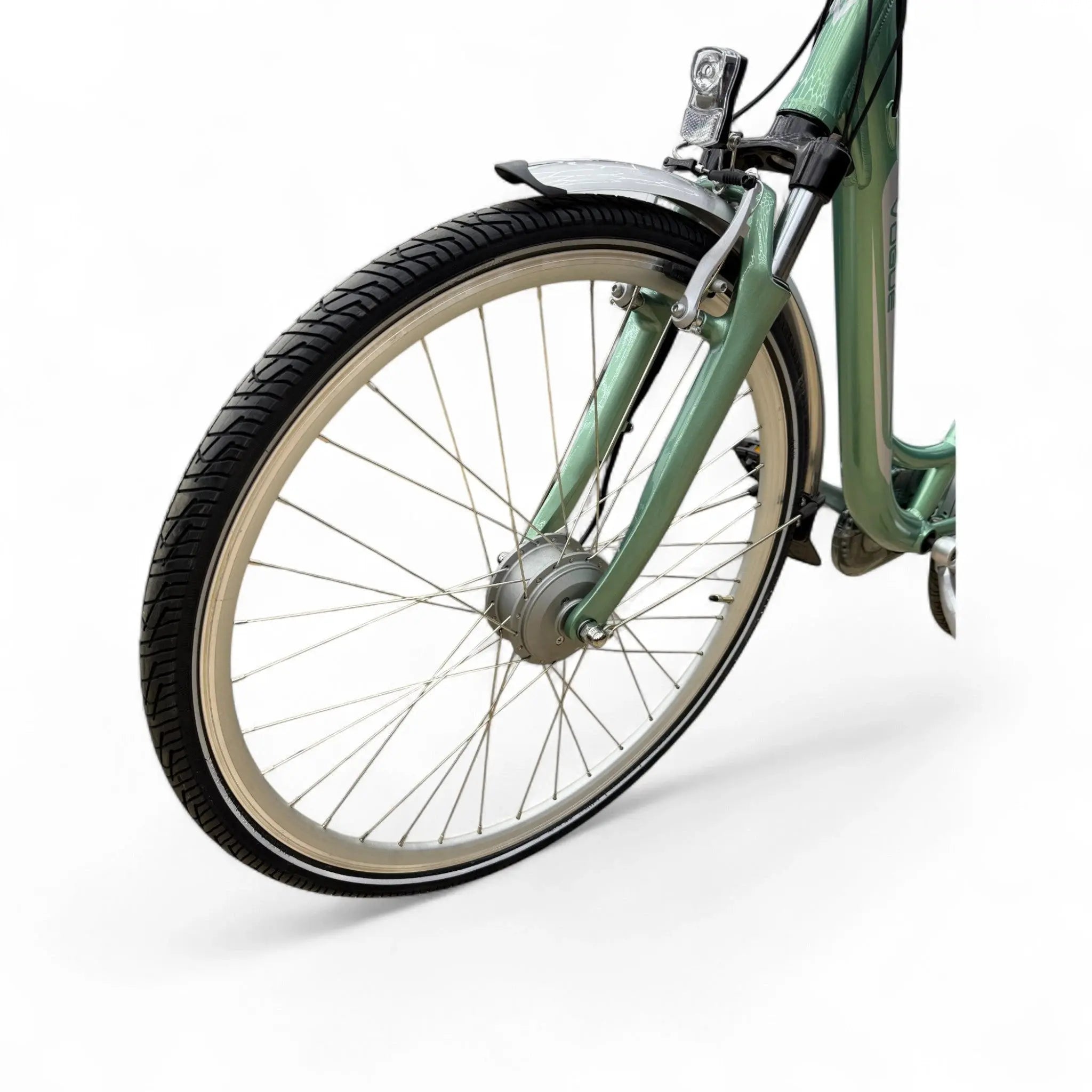 Vogue Basic N7 Elektrische Fiets Silk Blue 47cm – Elektrische Damesfiets met 468Wh Accu - AE-trading