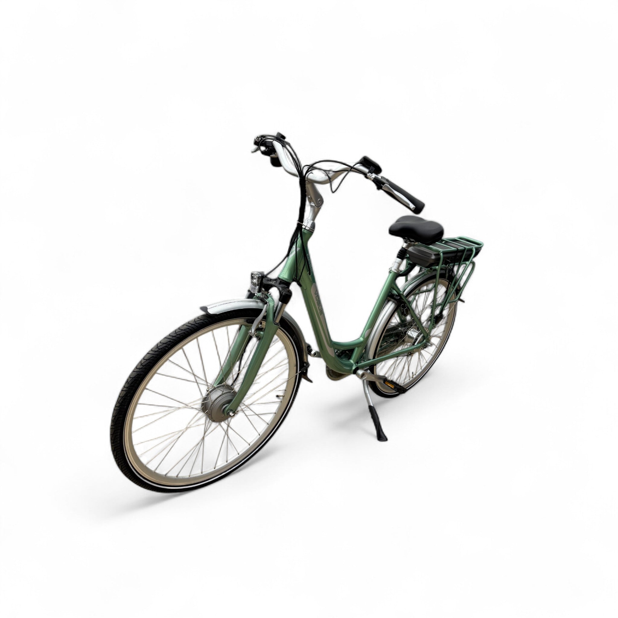 Vogue Basic N7 Elektrische Fiets Silk Blue 49cm – Elektrische Damesfiets met 468Wh Accu, Shimano Nexus 7 Versnellingen, Voorwielmotor & LED Verlichting – Actieradius tot 120 km - AE-trading