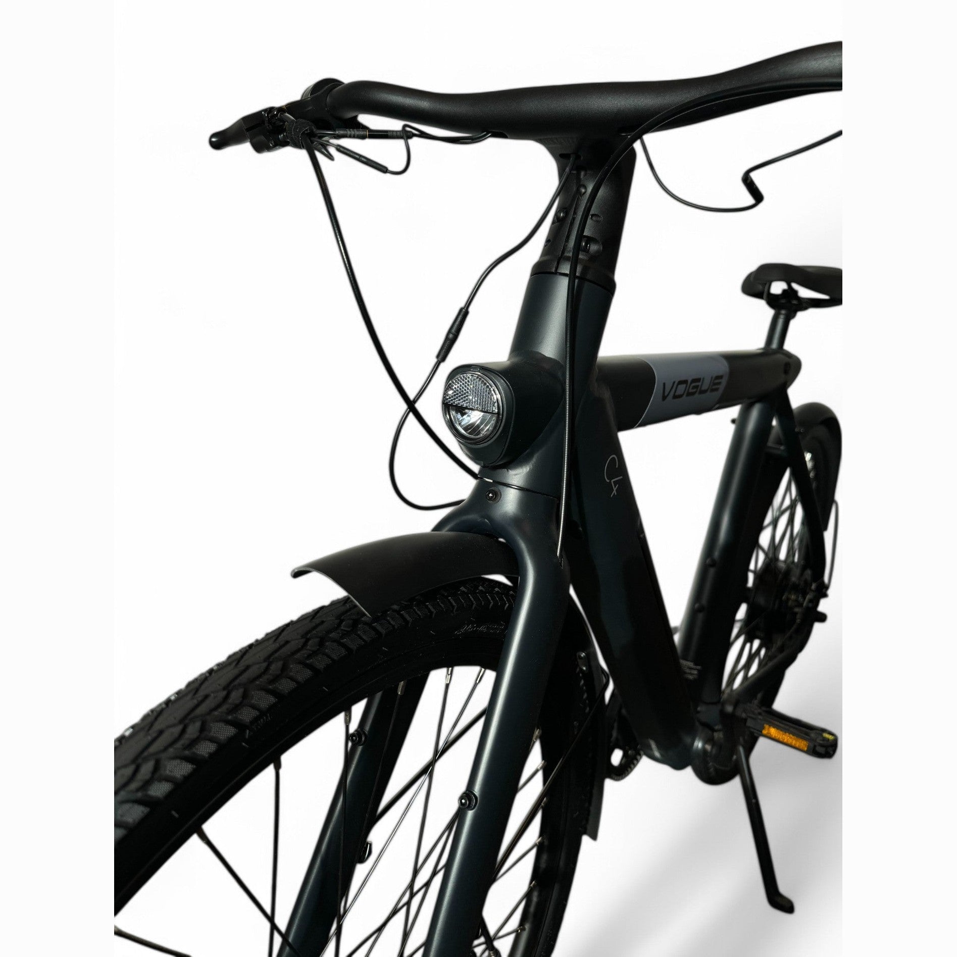 Vogue C4 Elektrische fiets 7SP Belt 36V 12,8Ah E-bike - Stealth Black - AE-trading