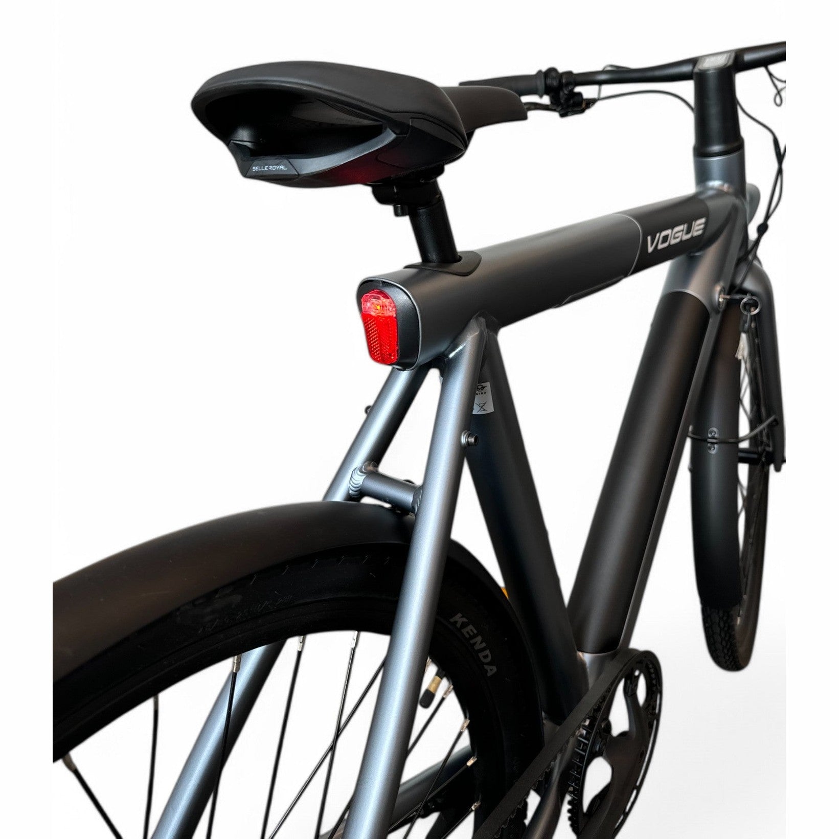 Vogue C4 Elektrische fiets 7SP Belt 36V 12,8Ah E-bike - Gravity Grey - AE-trading