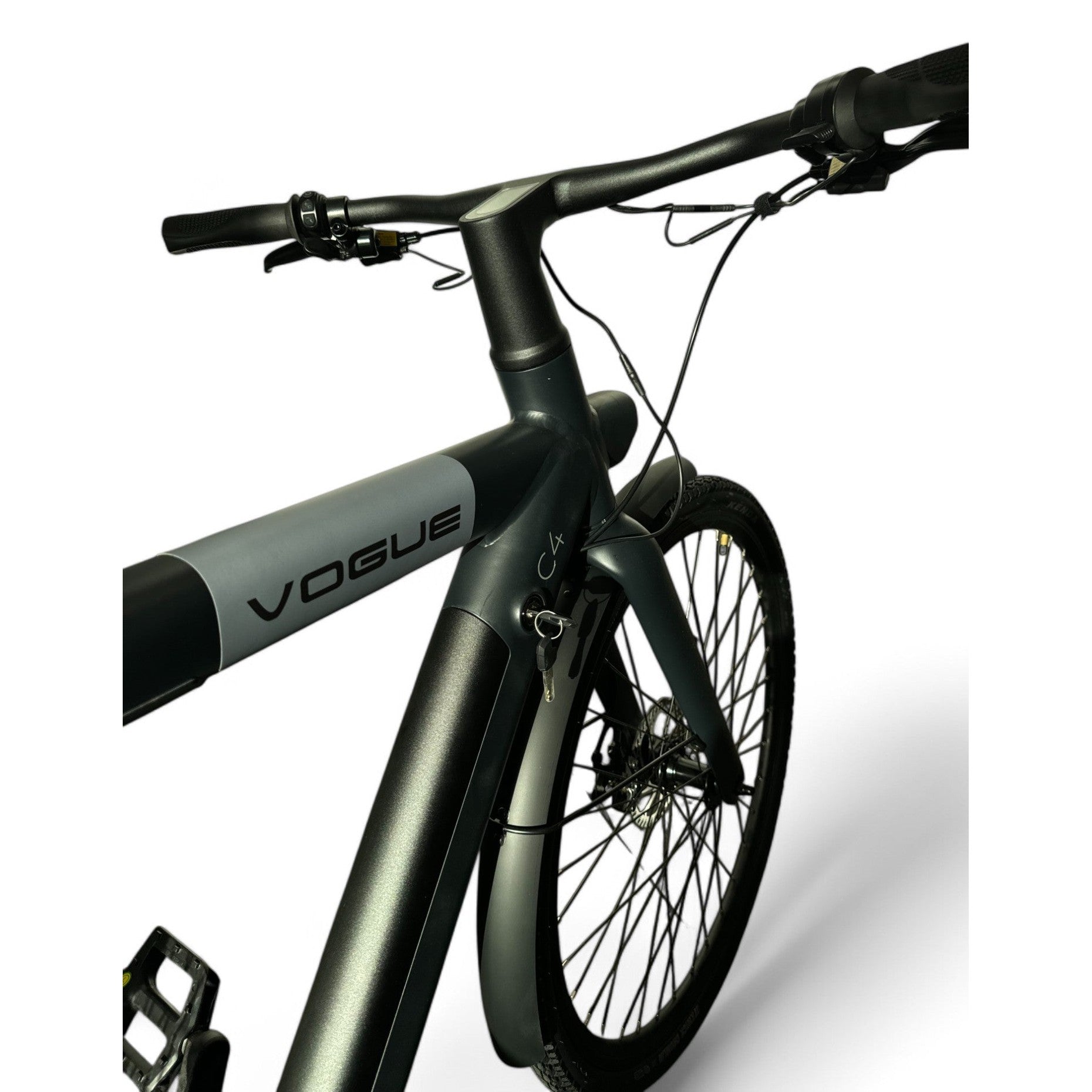 Vogue C4 Elektrische fiets 7SP Belt 36V 12,8Ah E-bike - Stealth Black - AE-trading