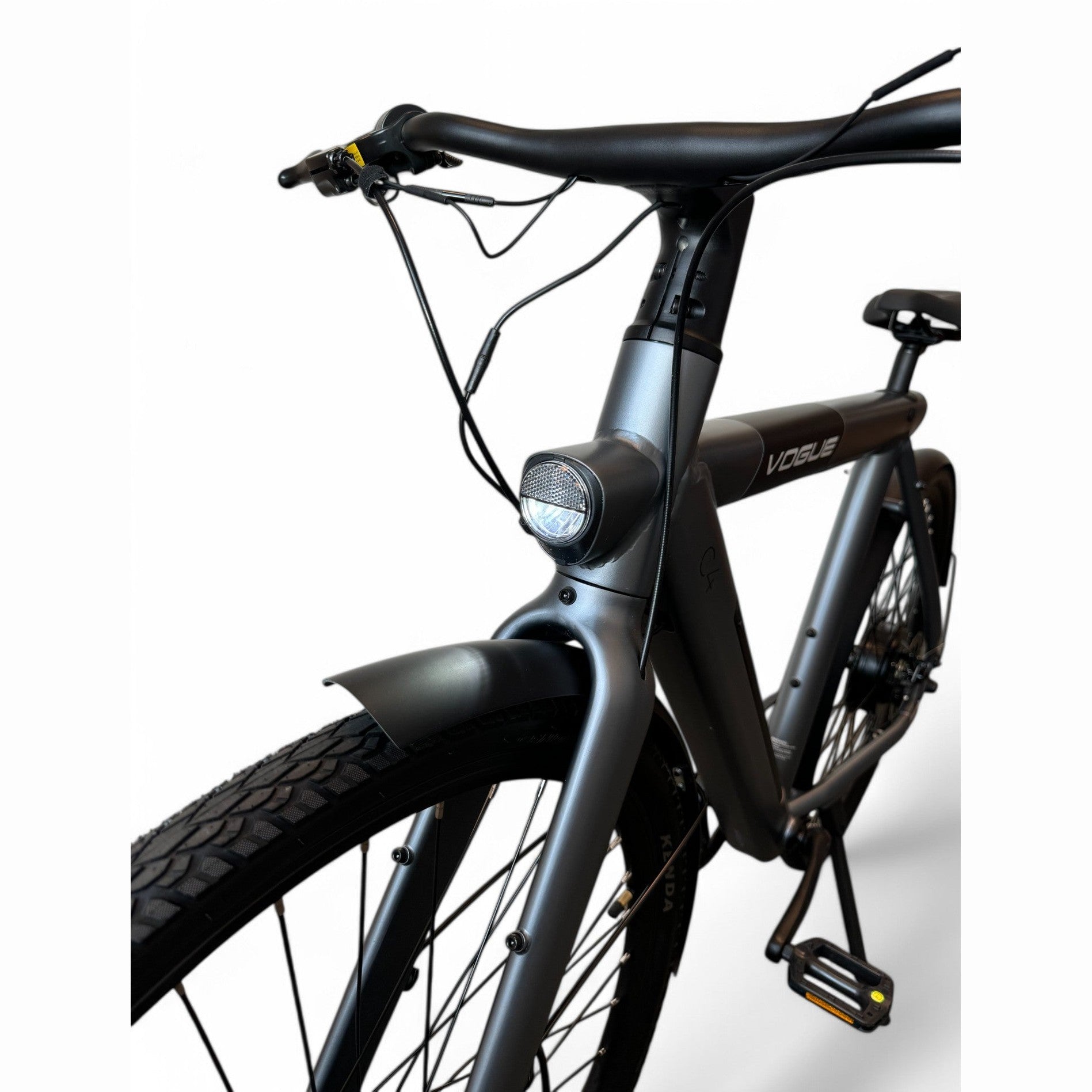 Vogue C4 Elektrische fiets 7SP Belt 36V 12,8Ah E-bike - Gravity Grey - AE-trading
