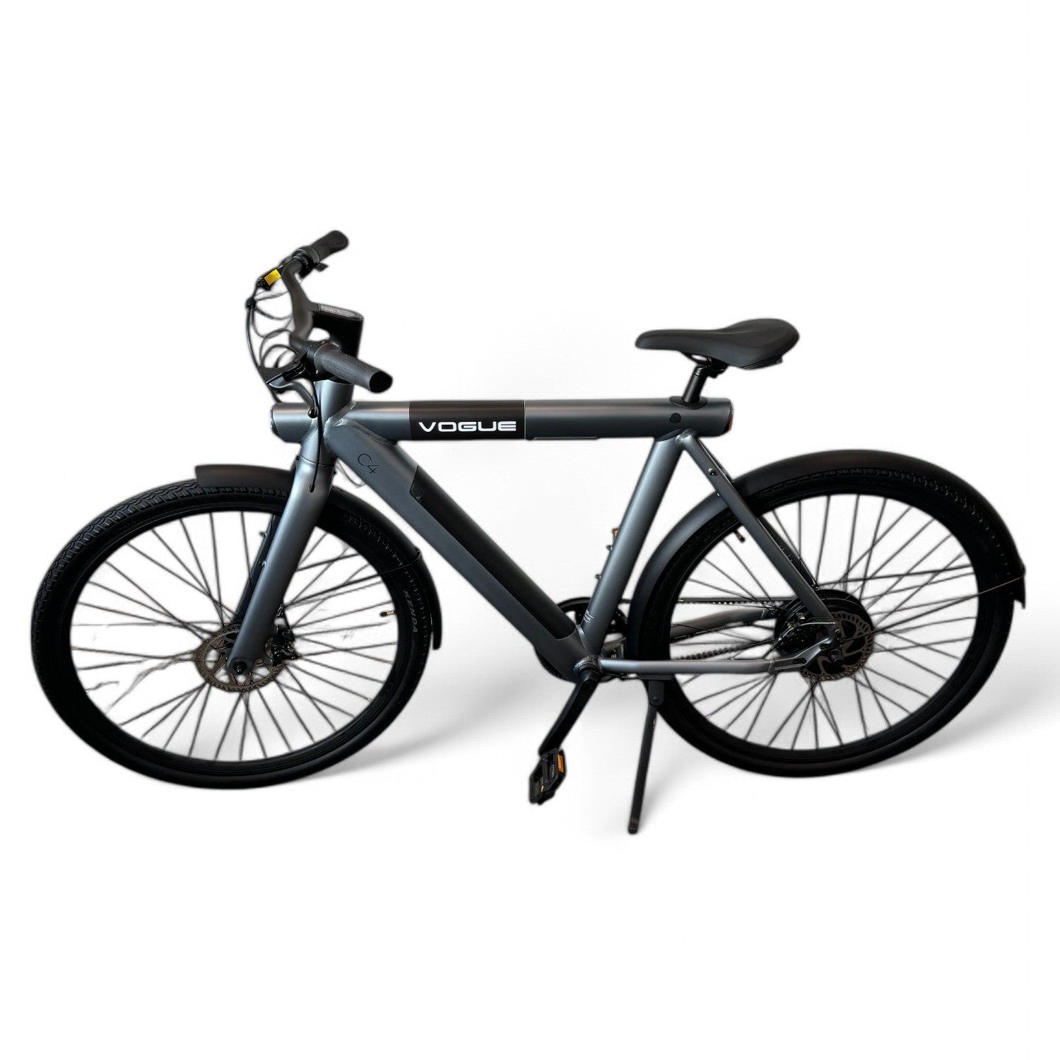Vogue C4 Elektrische fiets 7SP Belt 36V 12,8Ah E-bike - Gravity Grey - AE-trading