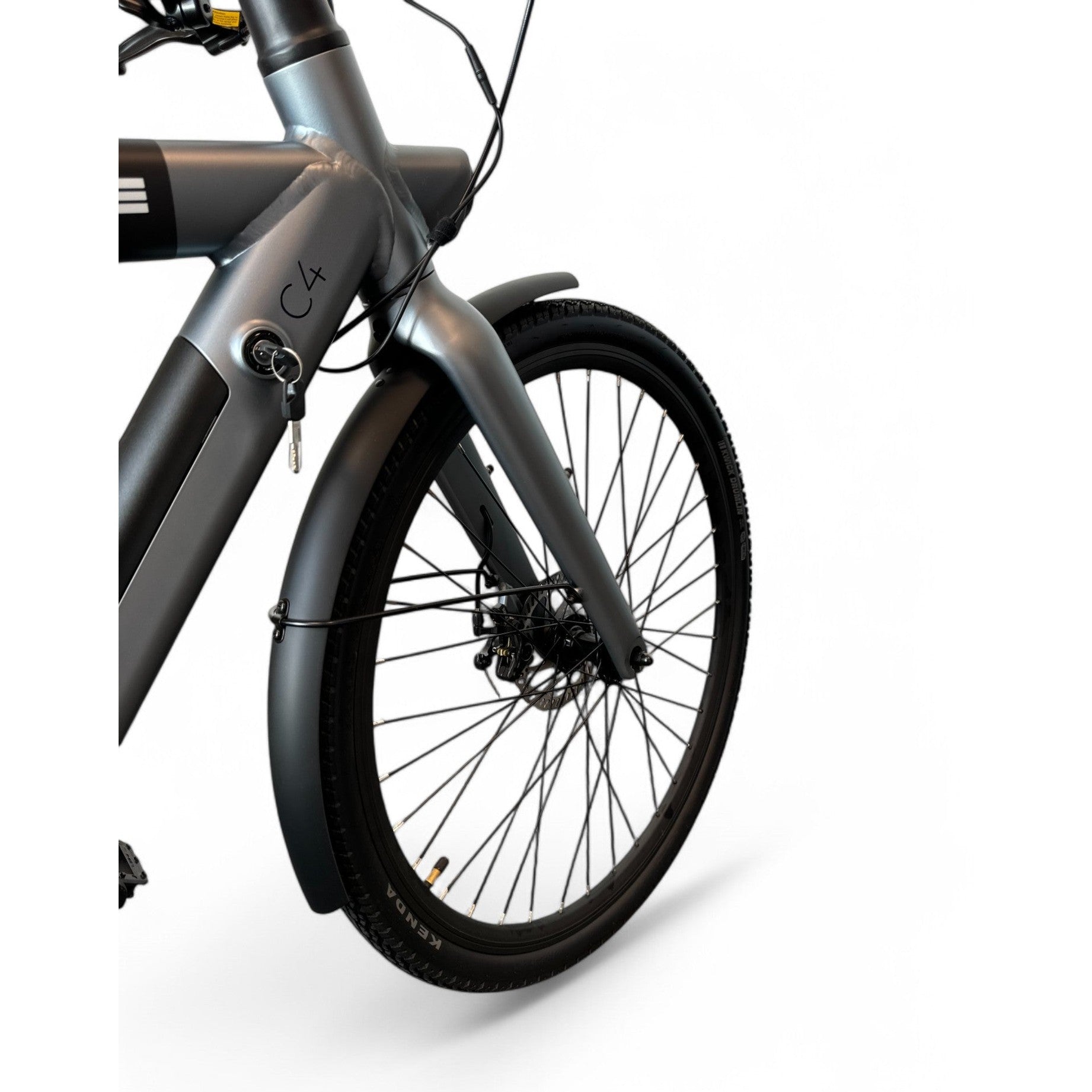 Vogue C4 Elektrische fiets 7SP Belt 36V 12,8Ah E-bike - Gravity Grey - AE-trading