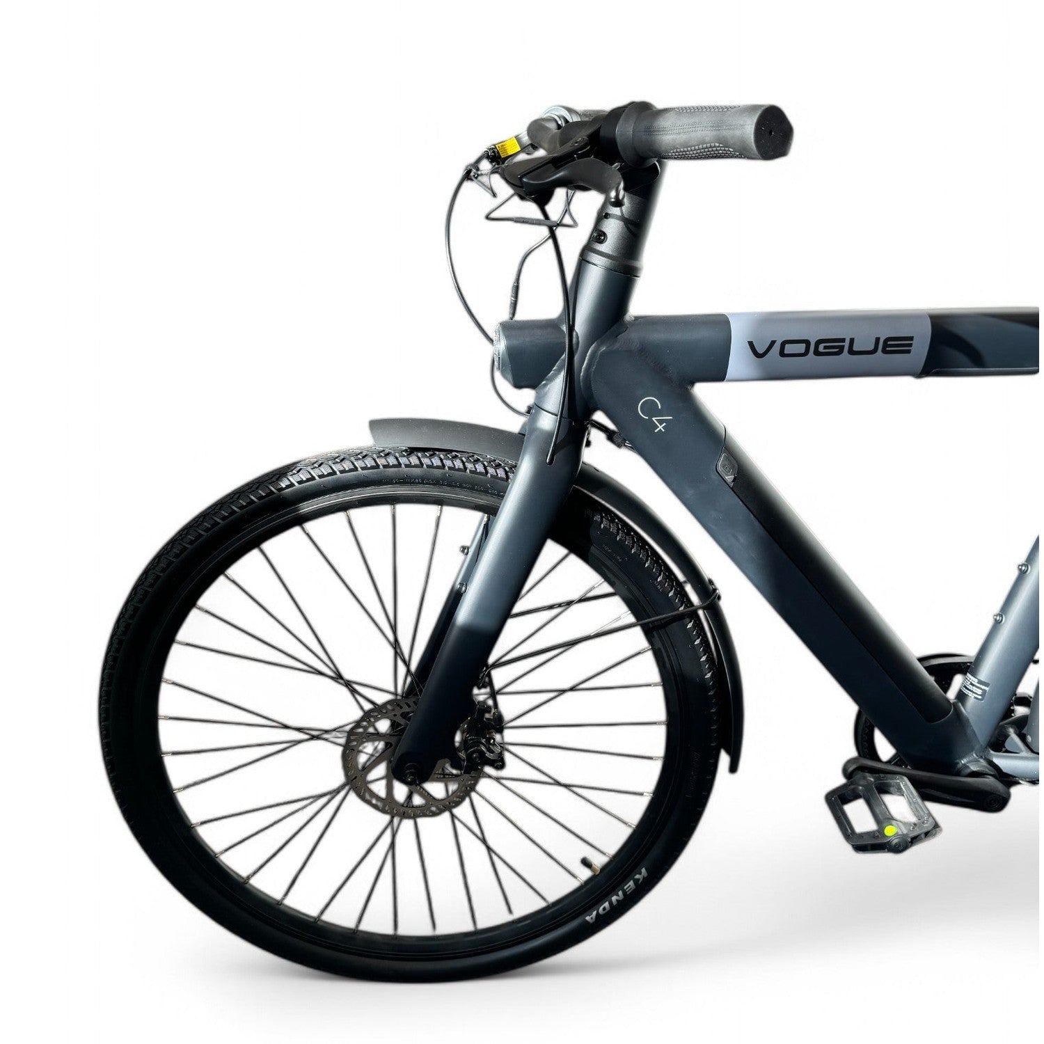Vogue C4 Elektrische fiets 7SP Belt 36V 12,8Ah E-bike - Stealth Black - AE-trading