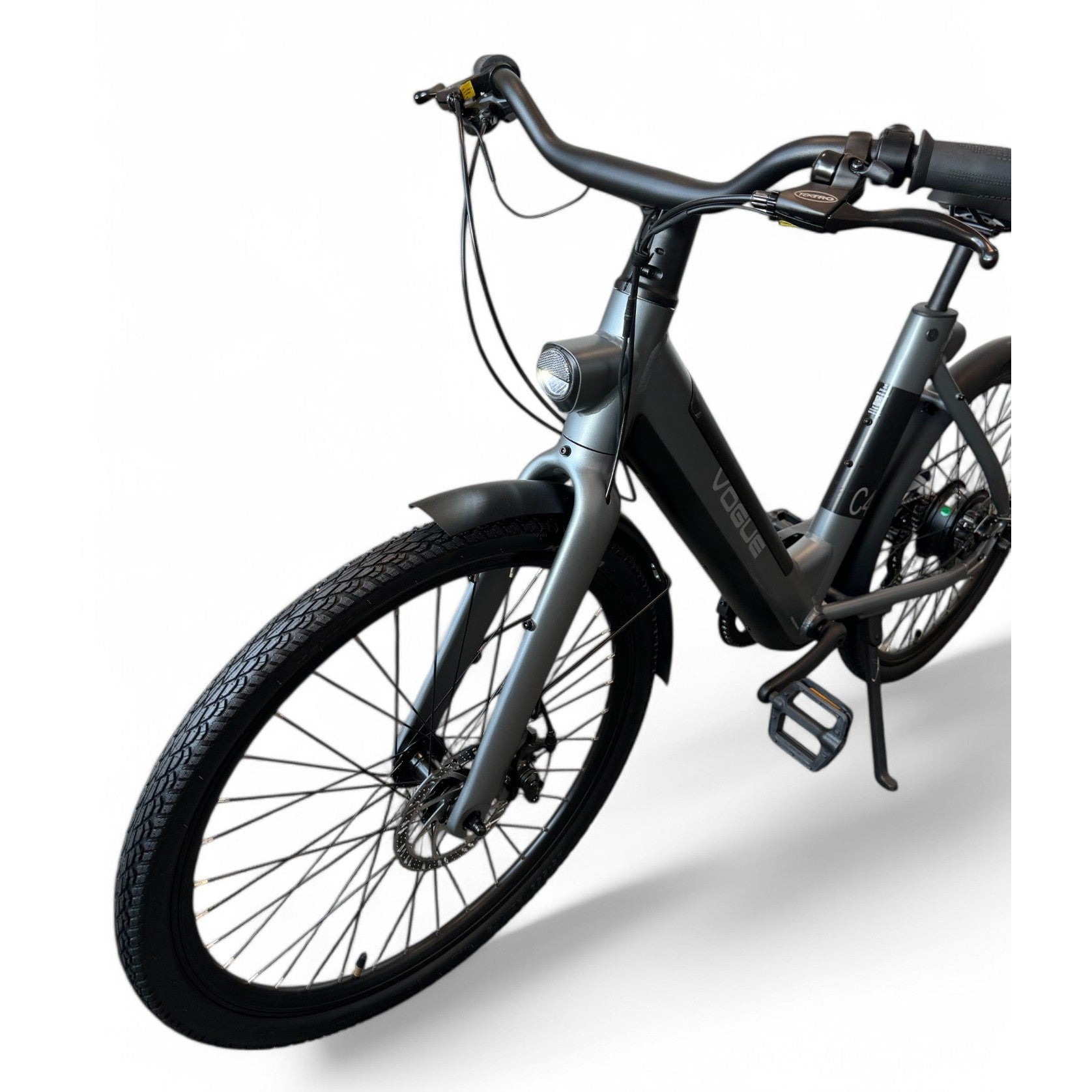 Vogue C4 Lady Elektrische fiets 7DR Shimano 9,6Ah 36V 345,6Wh E-bike - Gravity Grey - AE-trading