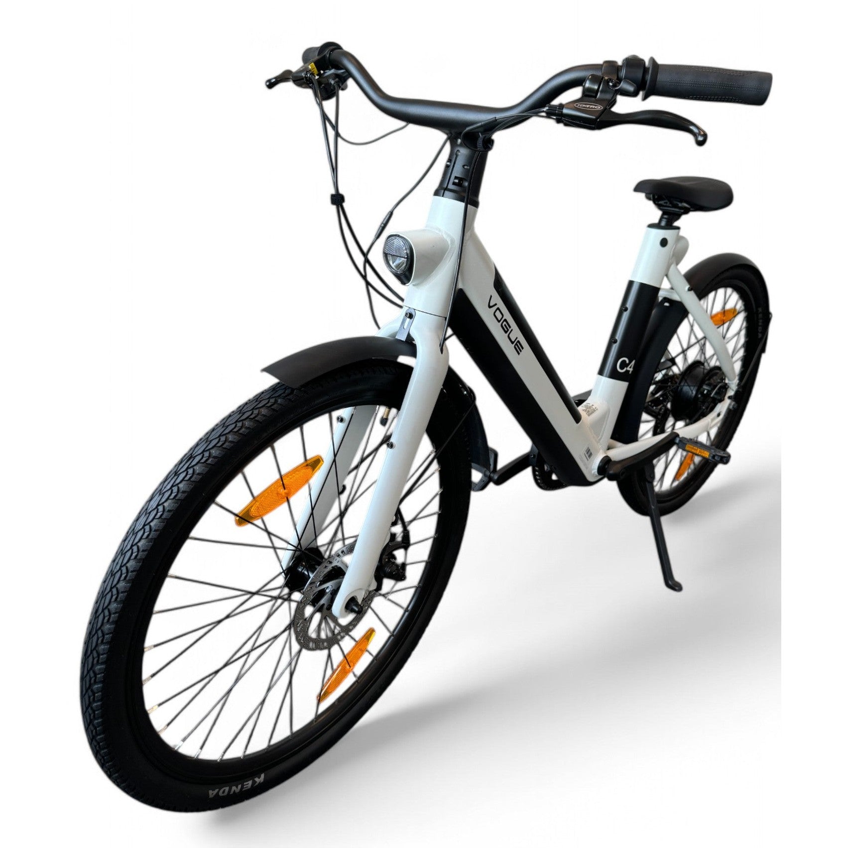Vogue C4 Lady Elektrische fiets 7DR Shimano 9,6Ah 36V 345,6Wh E-bike - Glacier White - AE-trading
