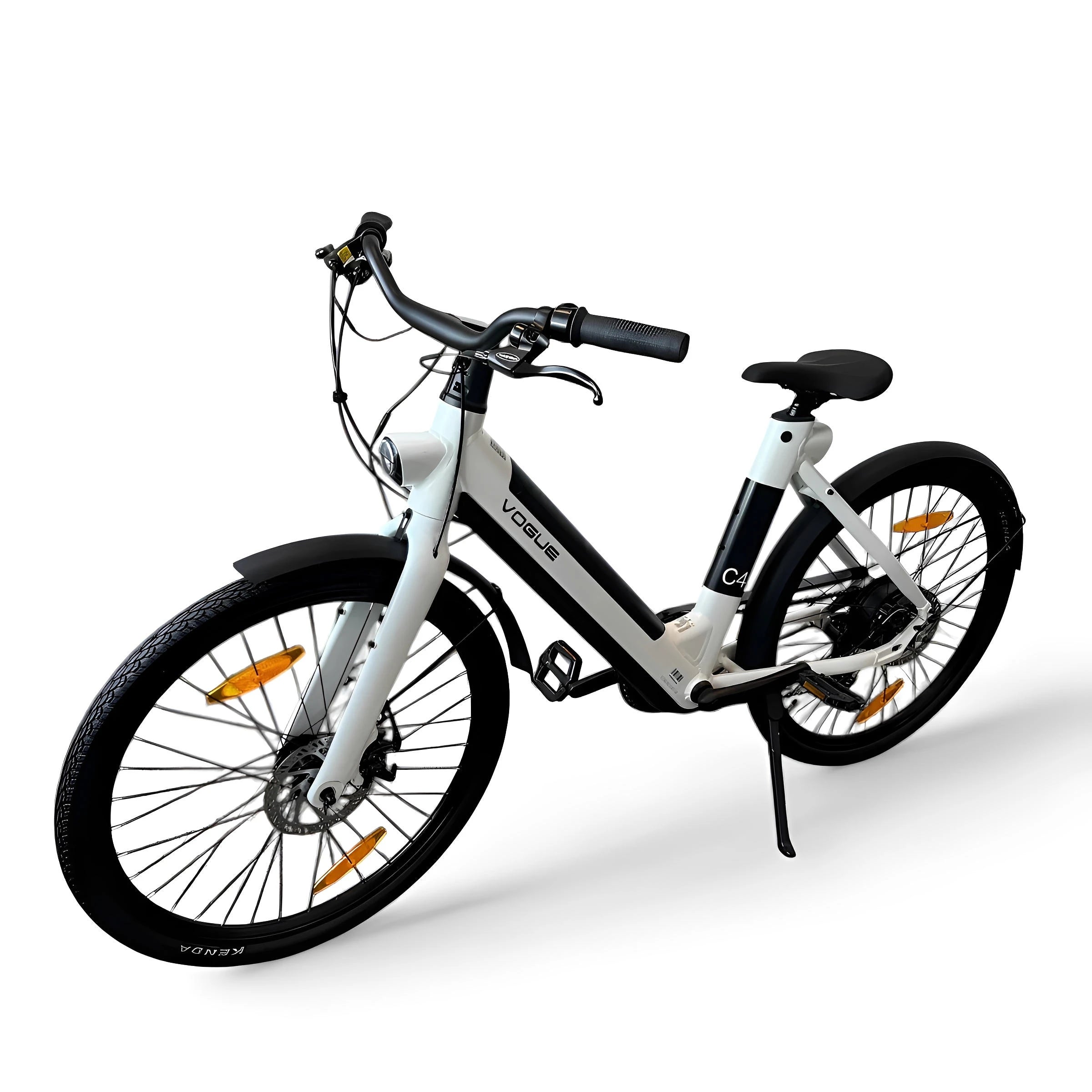 Vogue C4 Lady Elektrische fiets 7DR Shimano 9,6Ah 36V 345,6Wh E-bike - Glacier White - AE-trading