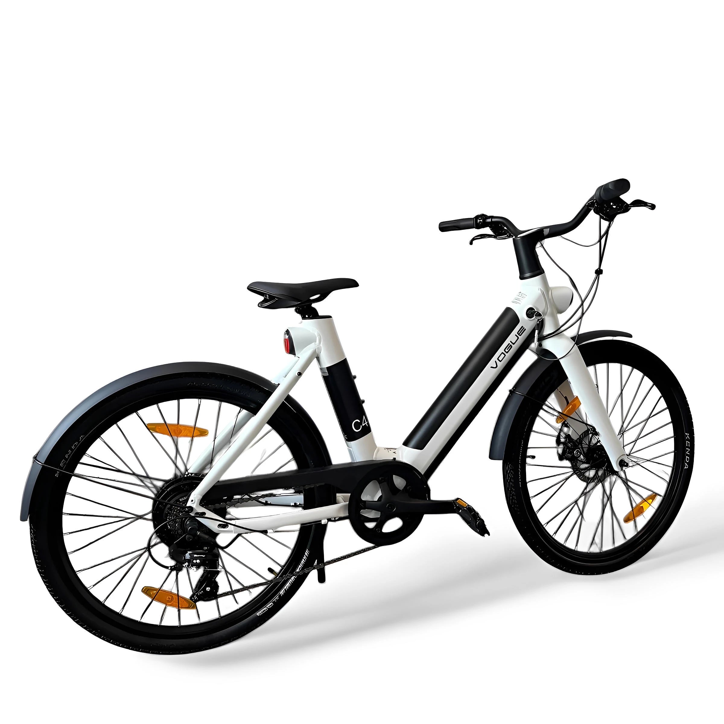 Vogue C4 Lady Elektrische fiets 7DR Shimano 9,6Ah 36V 345,6Wh E-bike - Glacier White - AE-trading