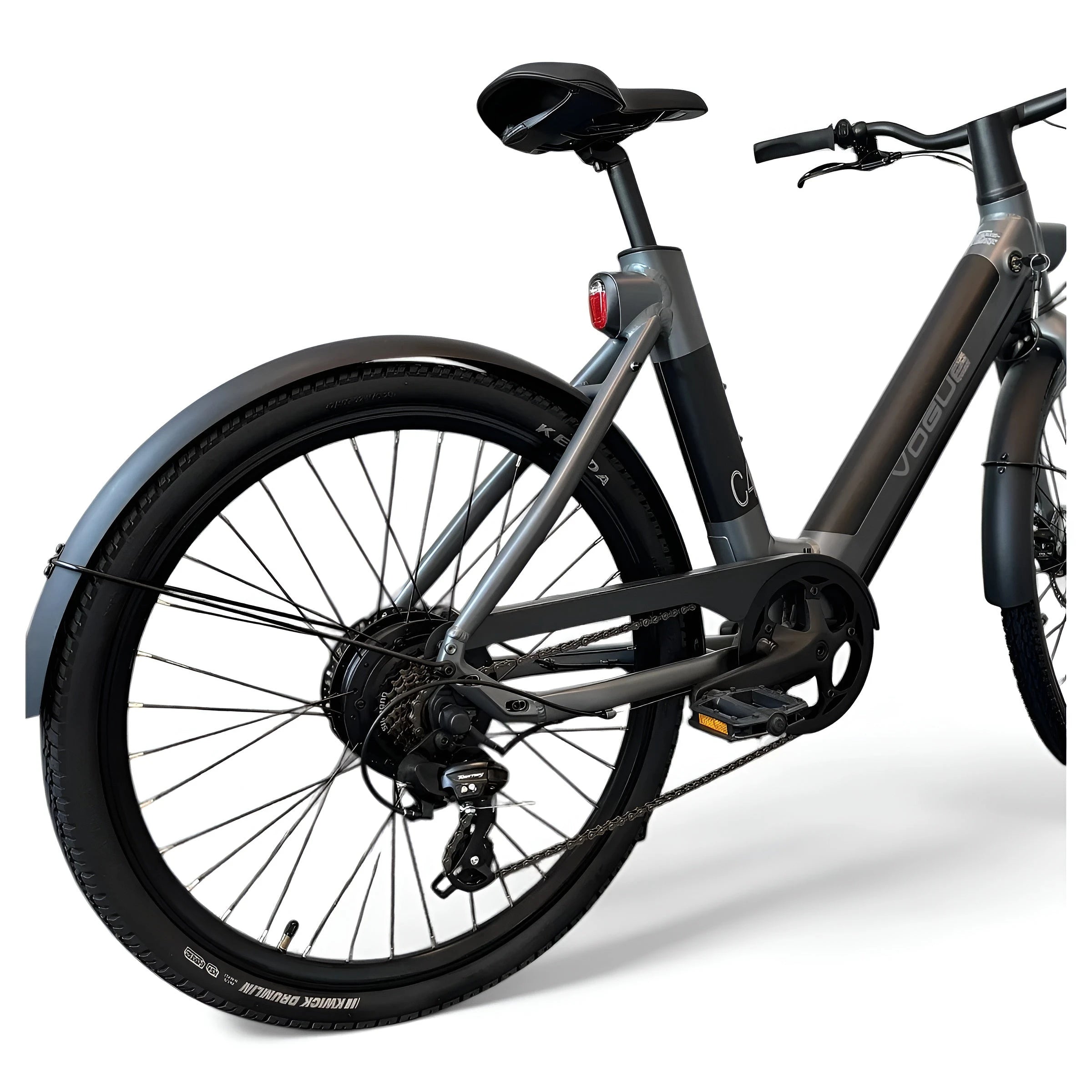 Vogue C4 Lady Elektrische fiets 7DR Shimano 9,6Ah 36V 345,6Wh E-bike - Gravity Grey - AE-trading