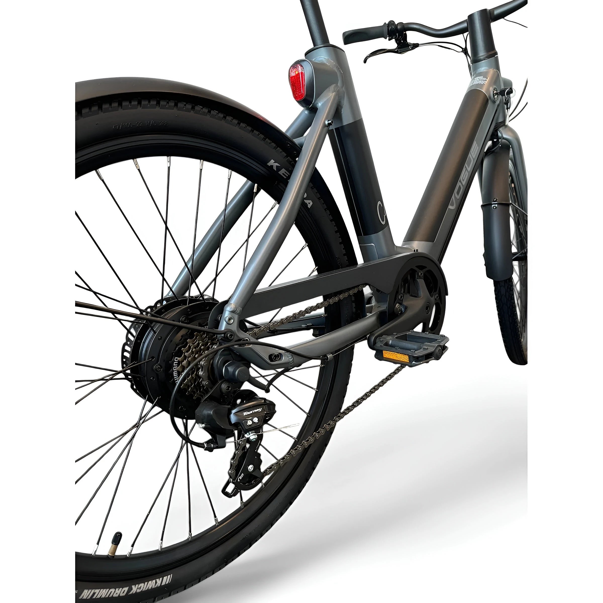 Vogue C4 Lady Elektrische fiets 7DR Shimano 9,6Ah 36V 345,6Wh E-bike - Gravity Grey - AE-trading