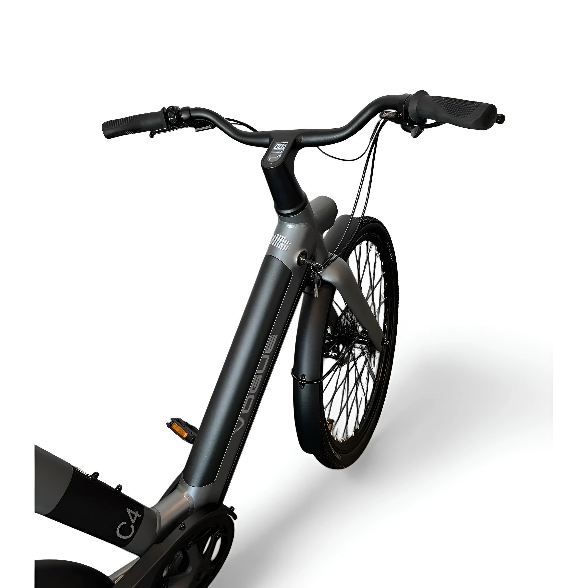 Vogue C4 Lady Elektrische fiets 7DR Shimano 9,6Ah 36V 345,6Wh E-bike - Gravity Grey - AE-trading