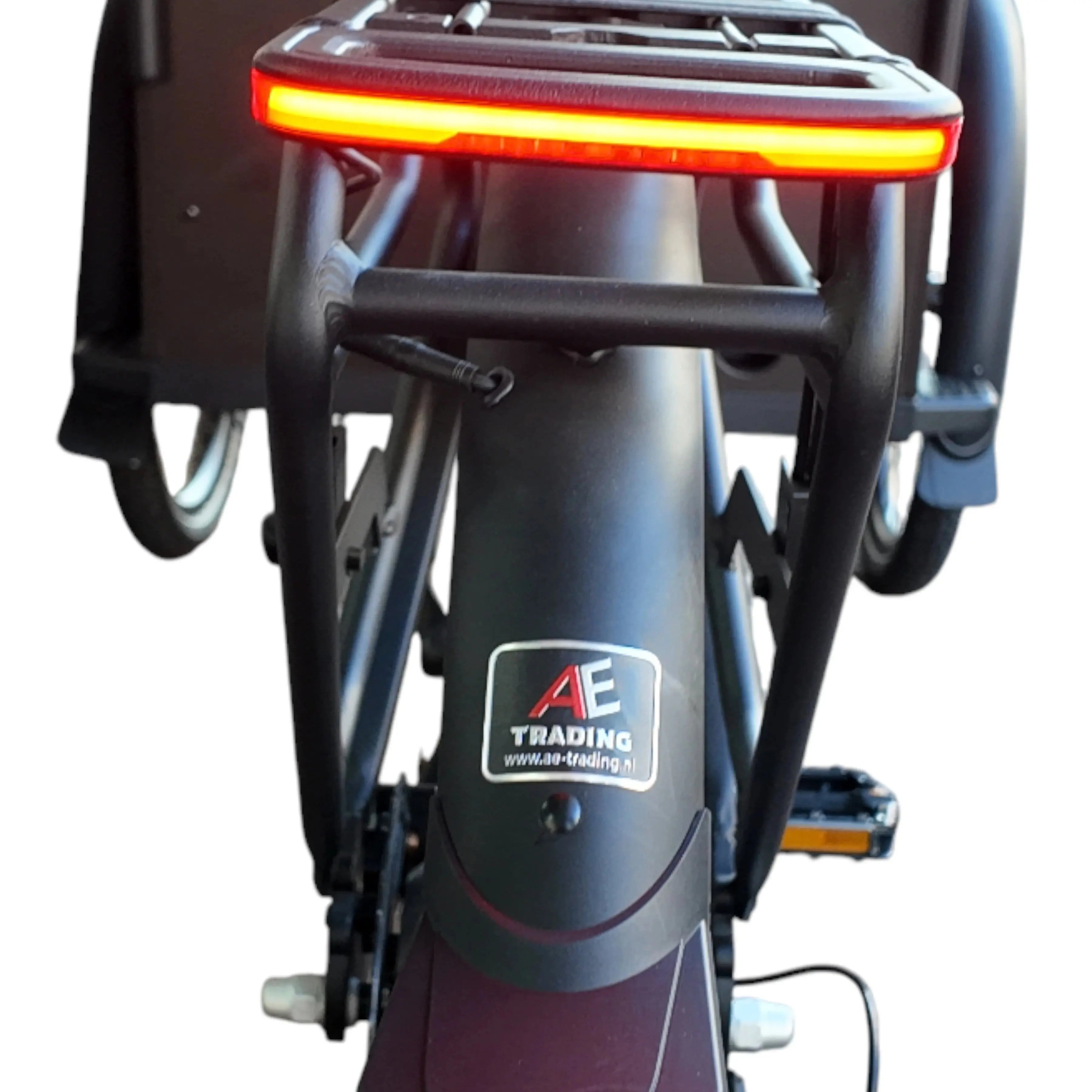 Vogue Caddy - Elektrische Bakfiets - Mat Zwart - Grijze Accenten - Accu 468Wh (36V, 13Ah) - Bafang Achterwielmotor - Shimano 7 Versnellingen - Hydraulische Remmen - AE-trading