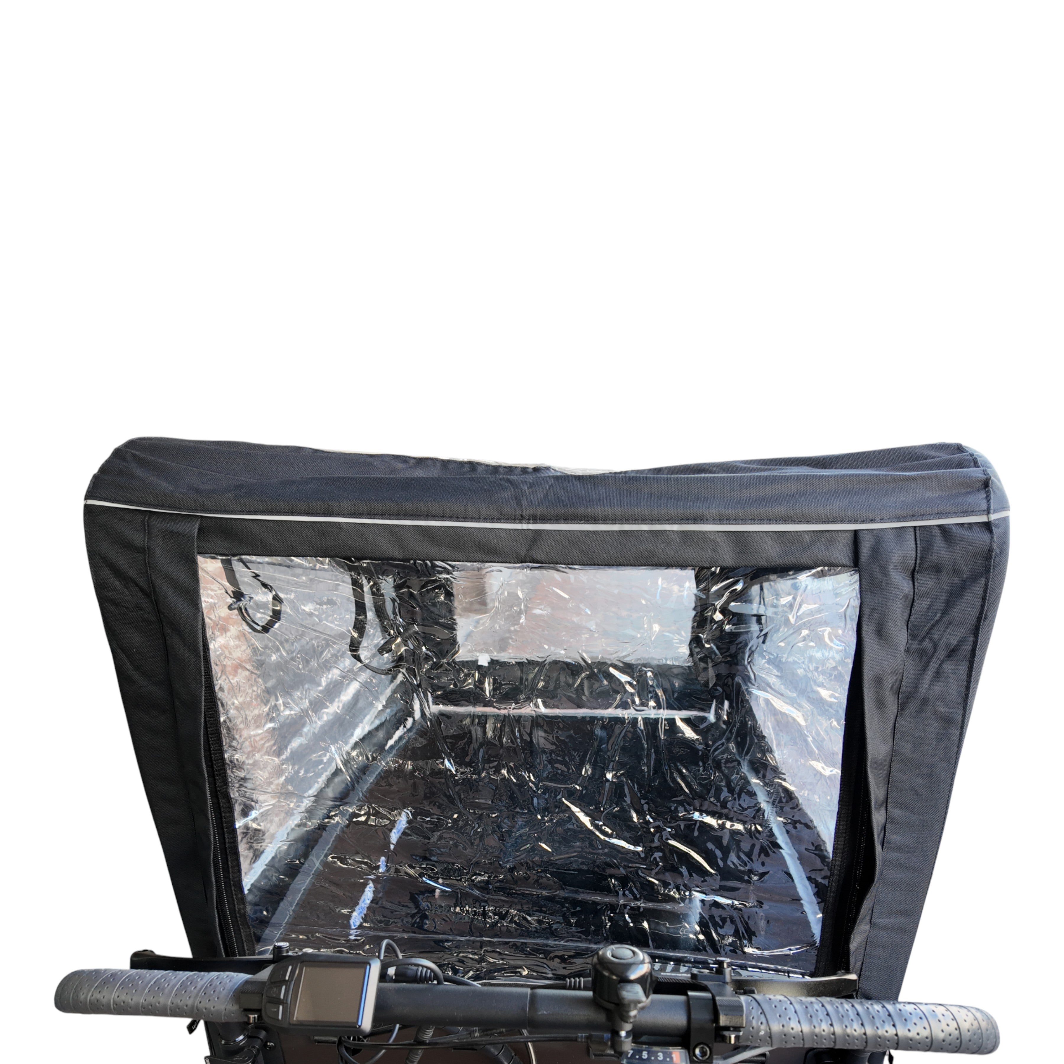 Vogue Caddy - Elektrische Bakfiets - Mat Zwart - Grijze Accenten - Accu 468Wh (36V, 13Ah) - Bafang Achterwielmotor - Shimano 7 Versnellingen - Hydraulische Remmen - AE-trading