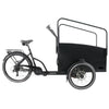Vogue Caddy Elektrische Bakfiets - Mat Zwart met Grijze Accenten - 468Wh - 48 cm - AE-trading