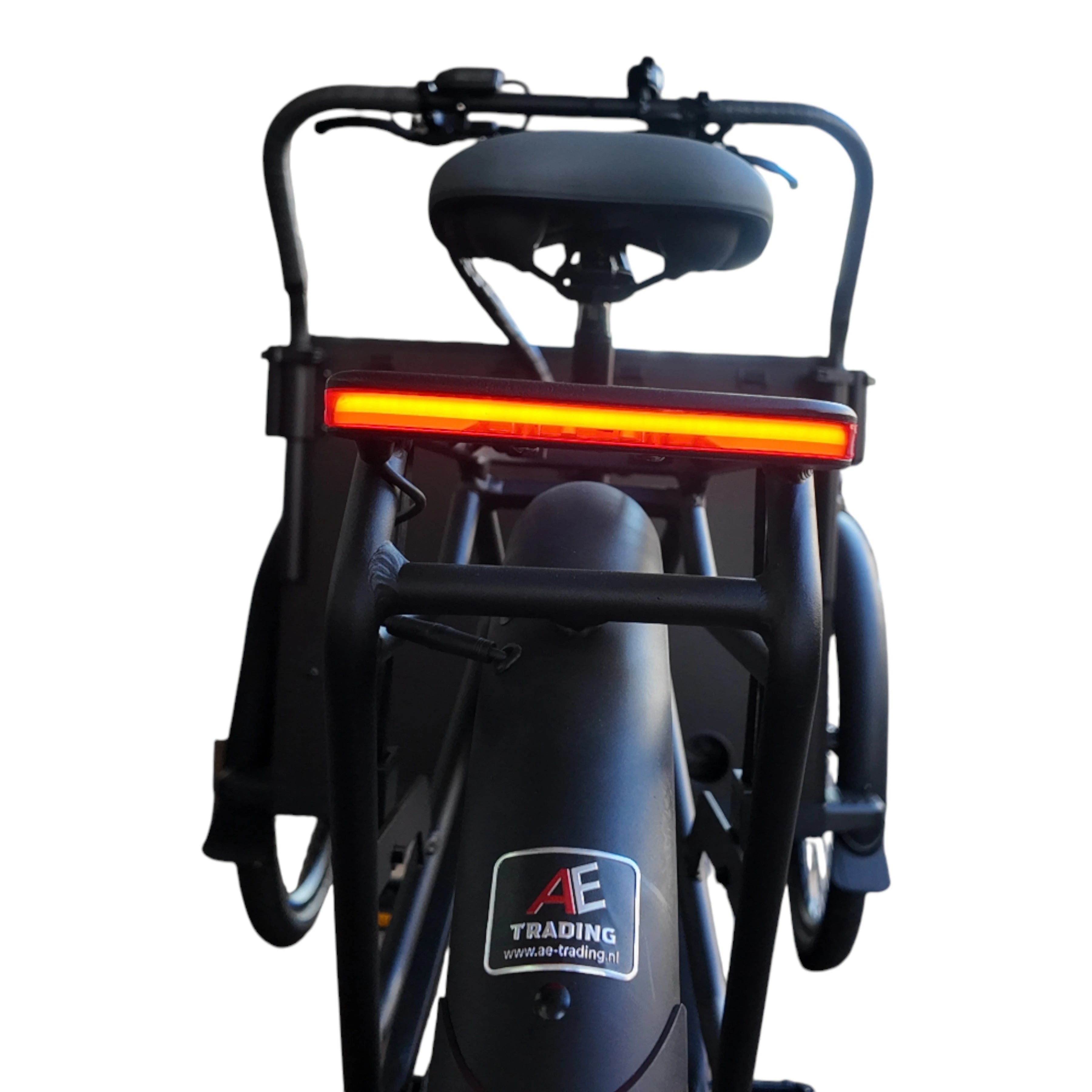 Vogue Caddy - Elektrische Bakfiets - Mat Zwart - Grijze Accenten - Accu 468Wh (36V, 13Ah) - Bafang Achterwielmotor - Shimano 7 Versnellingen - Hydraulische Remmen - AE-trading