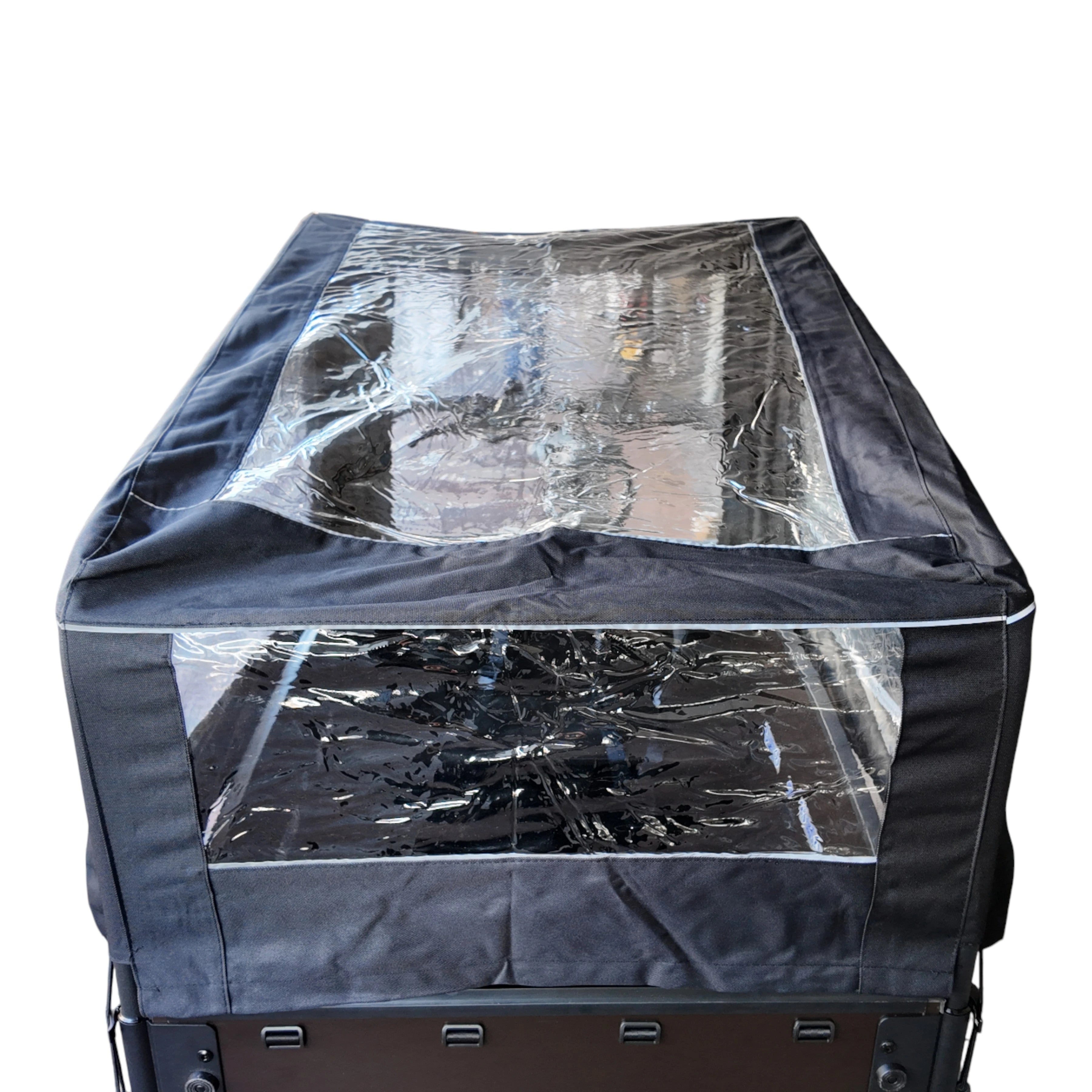 Vogue Caddy - Elektrische Bakfiets - Mat Zwart - Grijze Accenten - Accu 468Wh (36V, 13Ah) - Bafang Achterwielmotor - Shimano 7 Versnellingen - Hydraulische Remmen - AE-trading