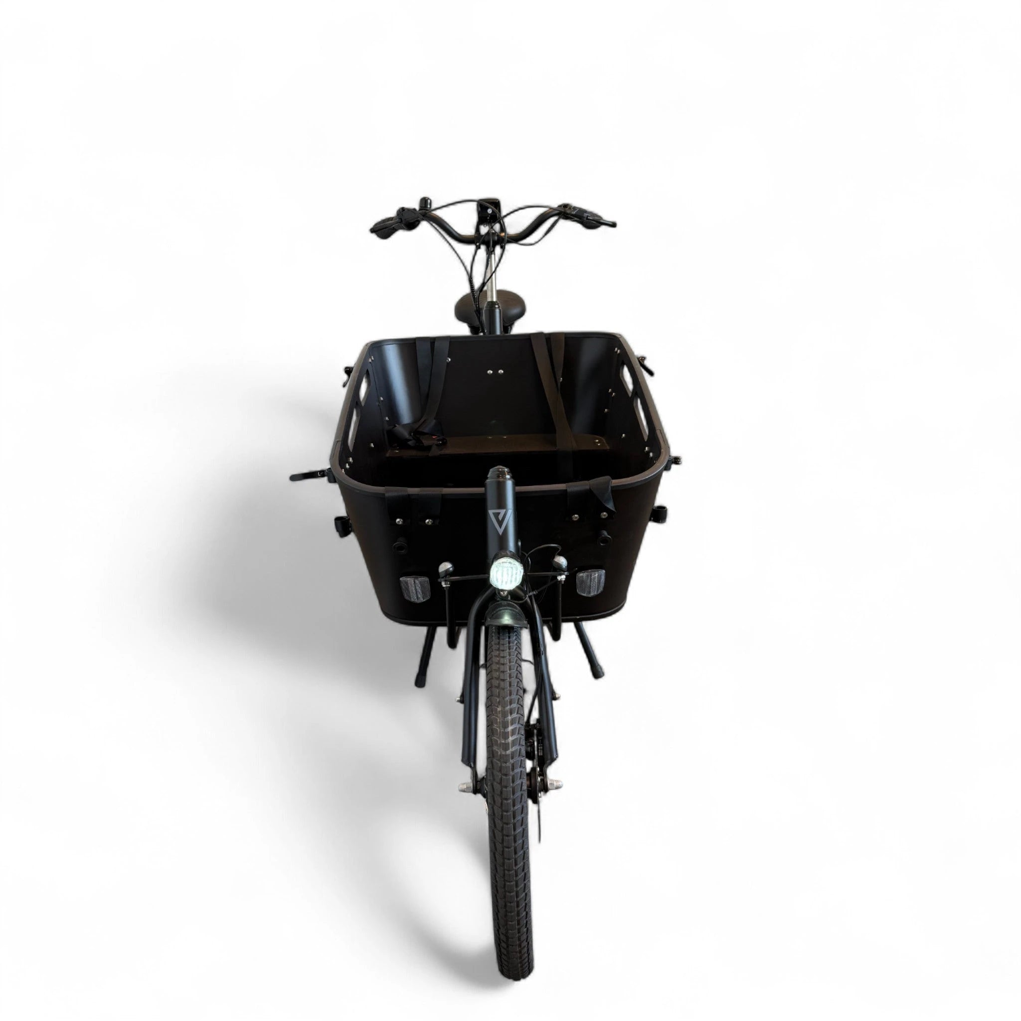 Vogue Carry 2 – Mat Grijs – Elektrische Bakfiets – 80Nm middenmotor – 15Ah accu – 8 versnellingen – Hydraulische schijfremmen - AE-trading