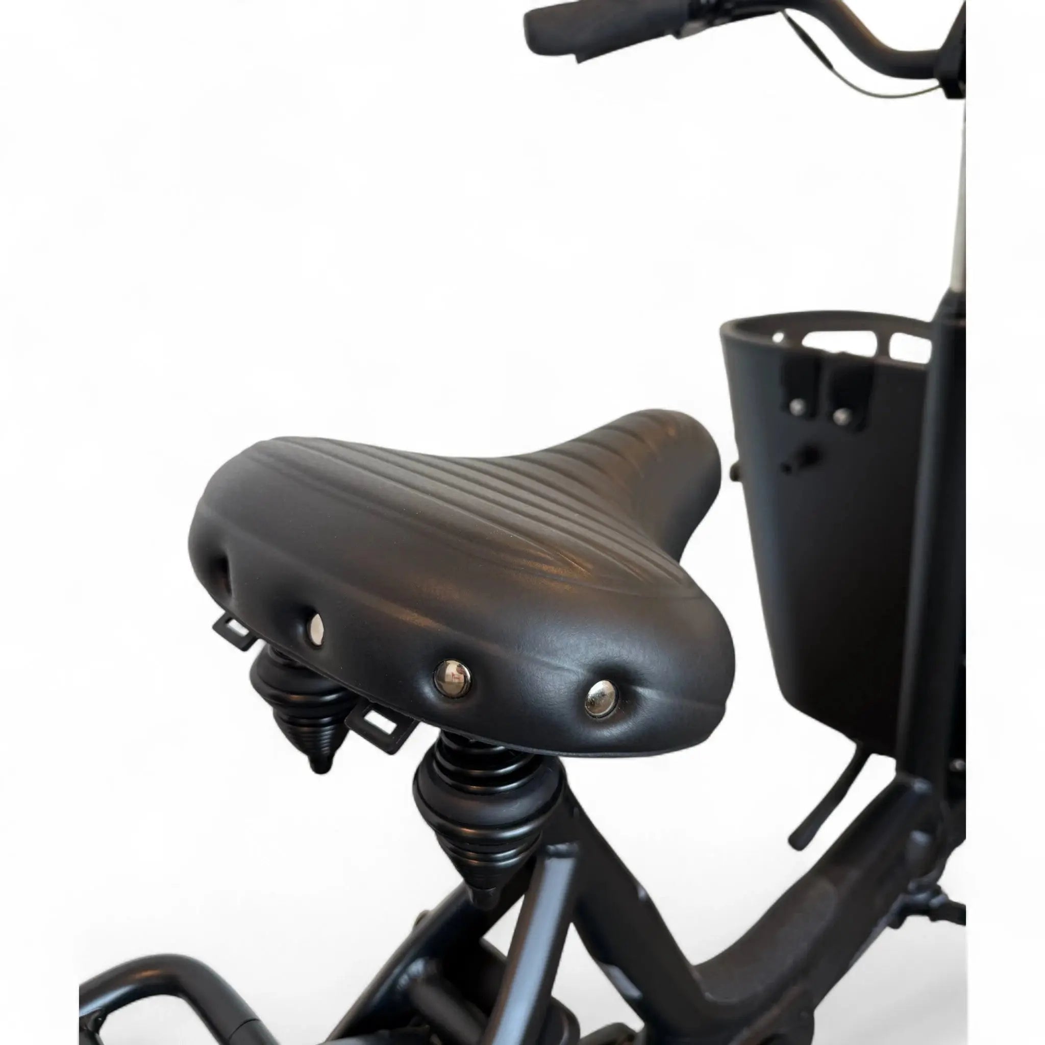 Vogue Carry 2 – Mat Zwart/Bruin – Elektrische Bakfiets – 80Nm middenmotor – 15Ah accu – 8 versnellingen – Hydraulische schijfremmen - AE-trading