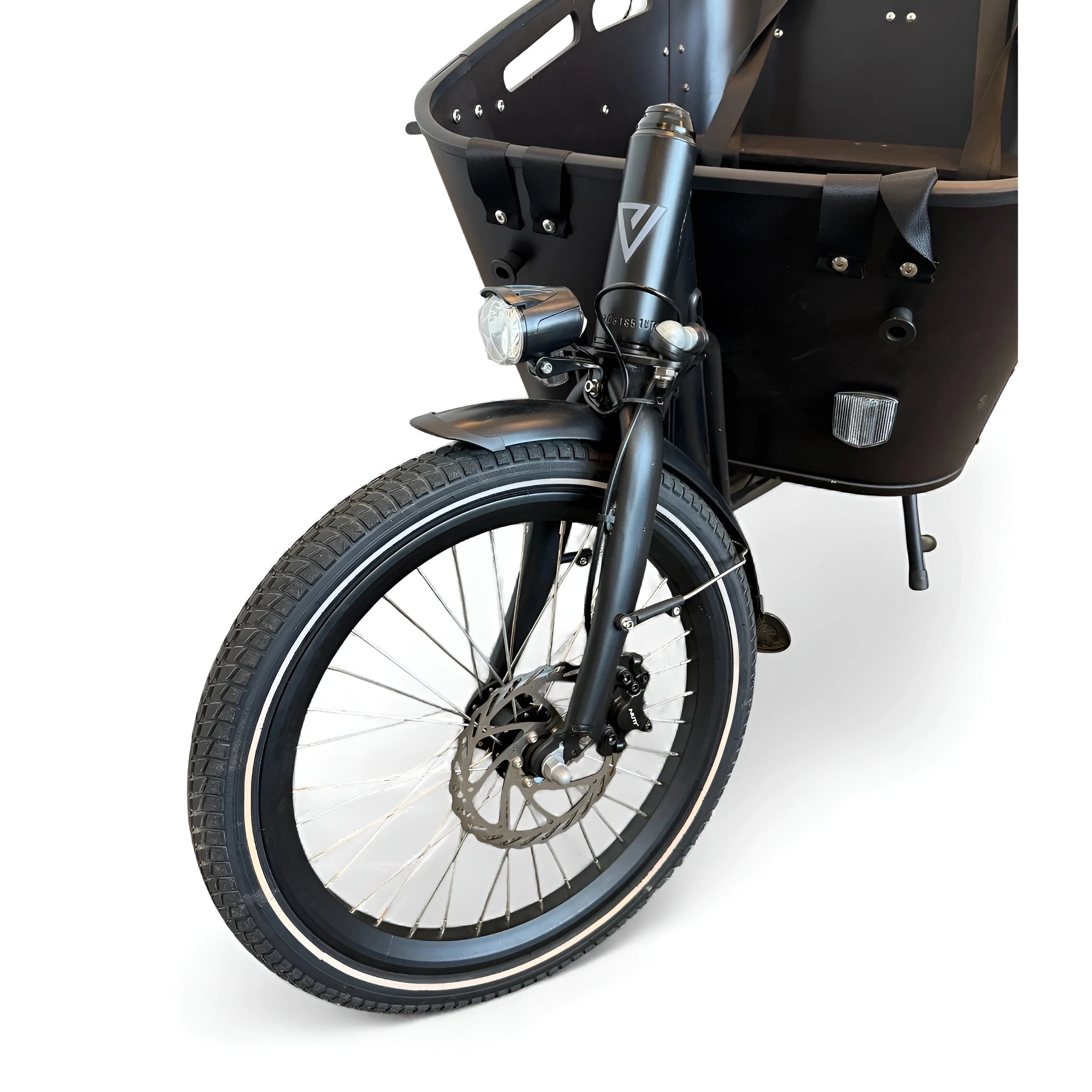 Vogue Carry 2 – Mat Zwart – Elektrische Bakfiets – 80Nm middenmotor – 15Ah accu – 8 versnellingen – Hydraulische schijfremmen - AE-trading