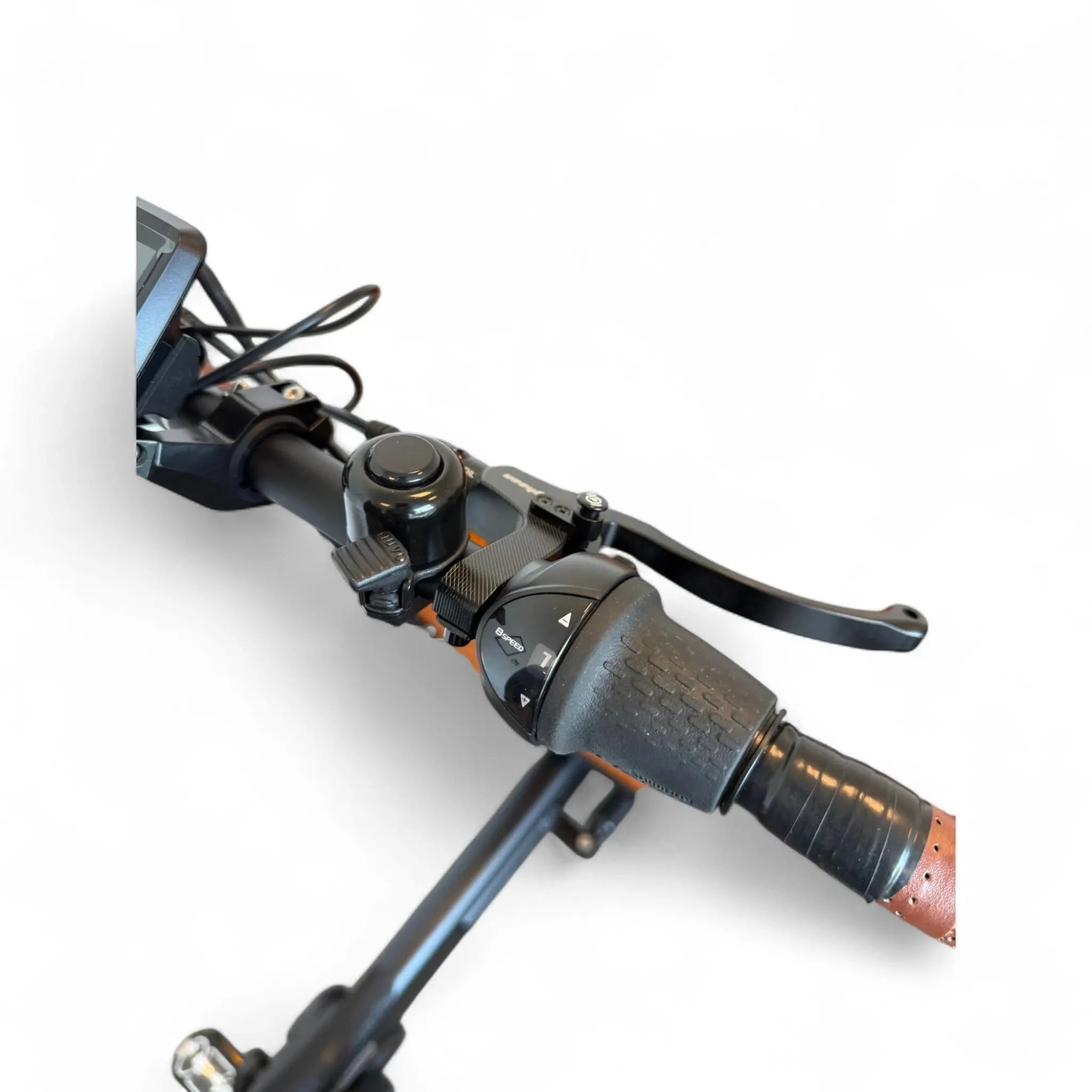 Vogue Carry 3 – Mat Zwart/Bruin – Elektrische Bakfiets – Bafang M400 middenmotor – 468Wh accu – 7 versnellingen – Inclusief huif – Schijfremmen - AE-trading