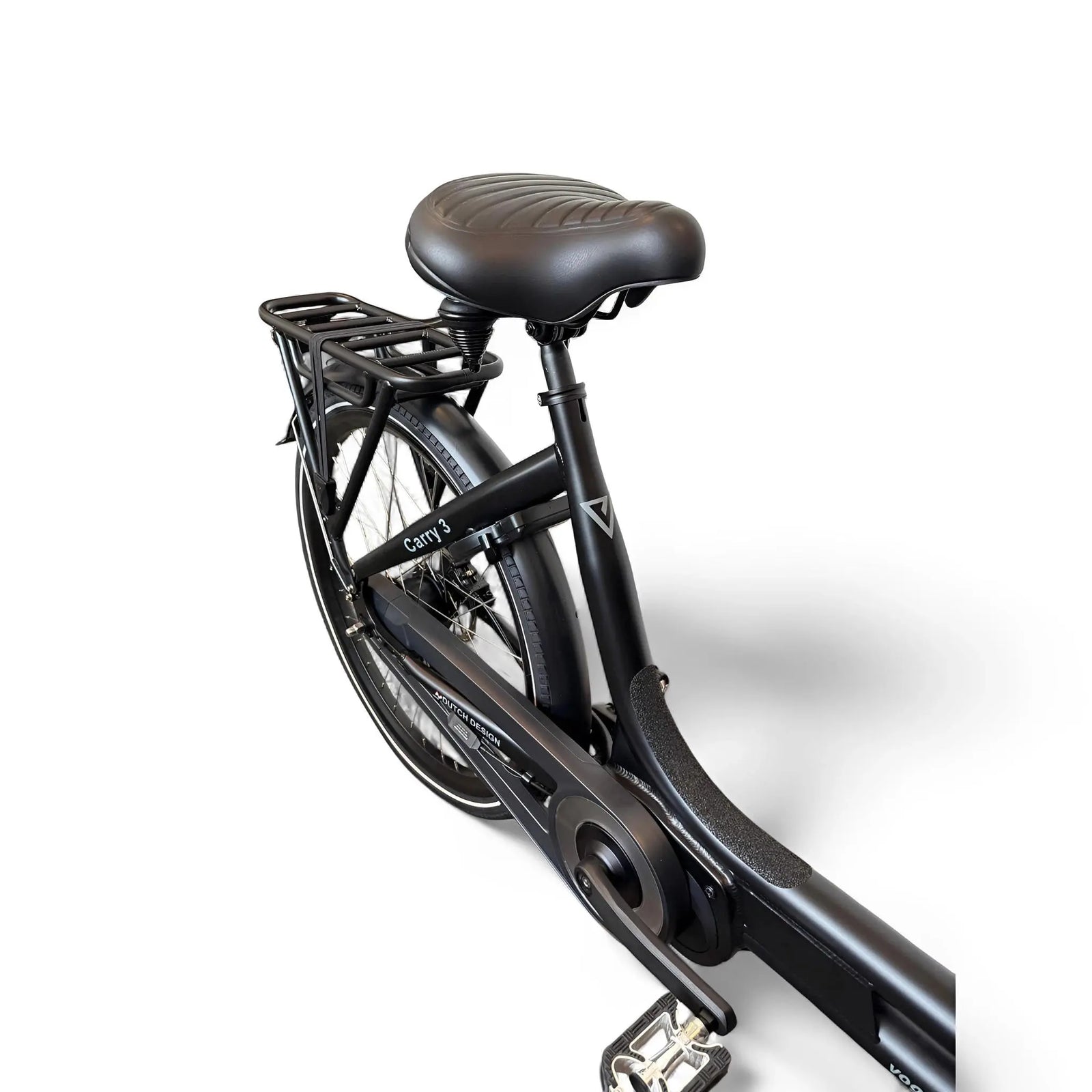 Vogue Carry 3 Elektrische Bakfiets - Mat Zwart/Zwart - 48 cm - Bafang M400 Middenmotor - AE-trading