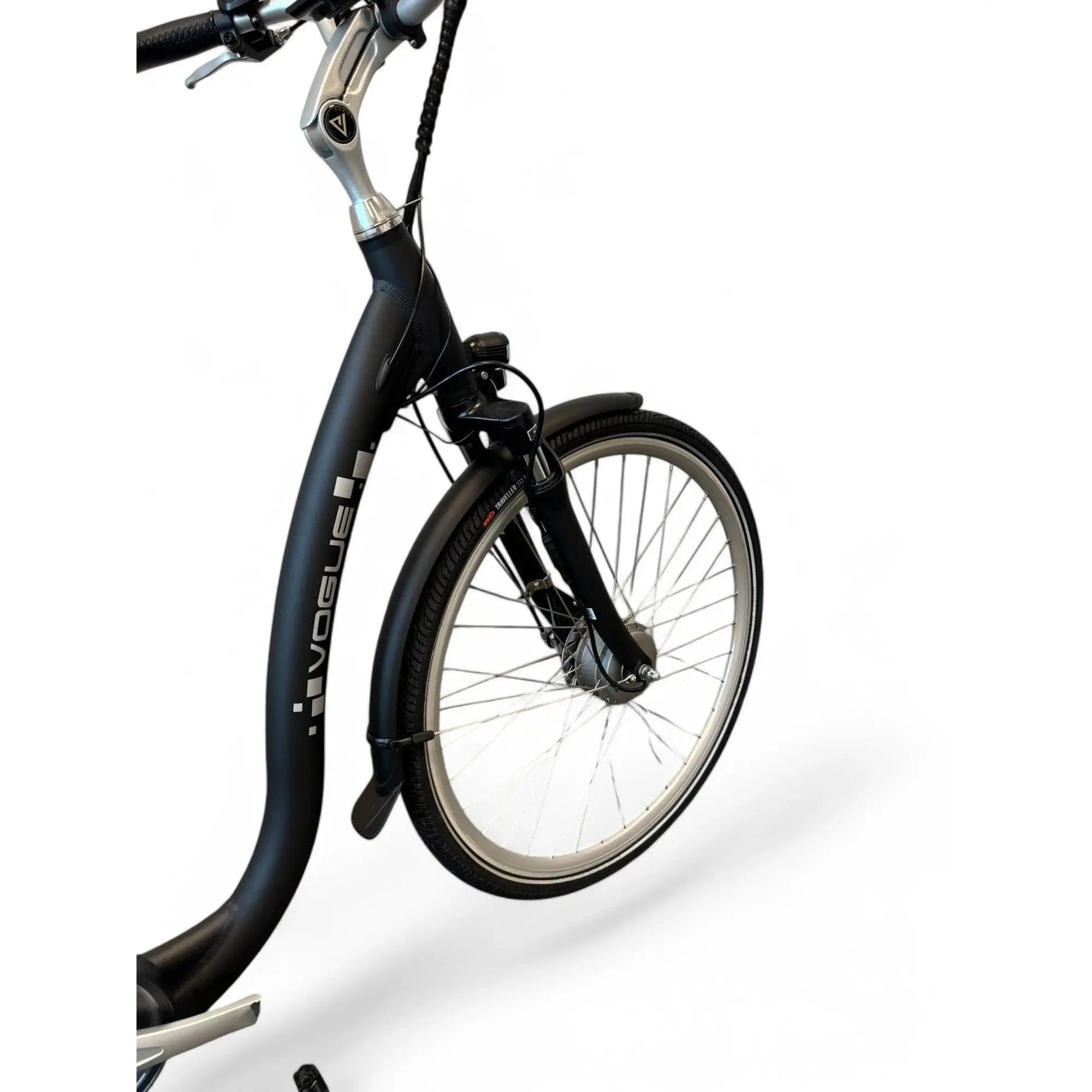 Vogue Comfort Elektrische Fiets met lage instap - Mat Grijs - AE-trading