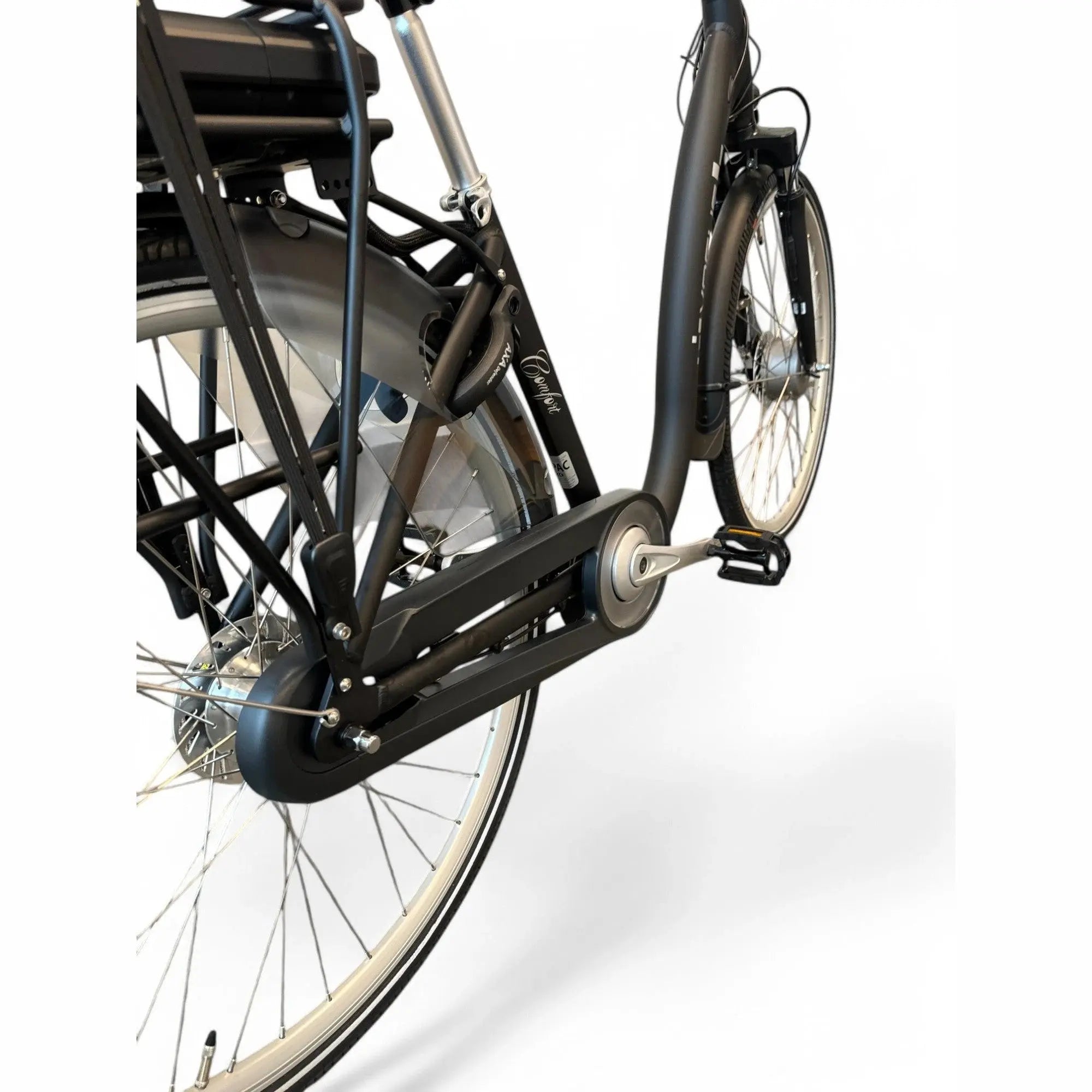 Vogue Comfort Elektrische Fiets met lage instap - Mat Grijs - AE-trading