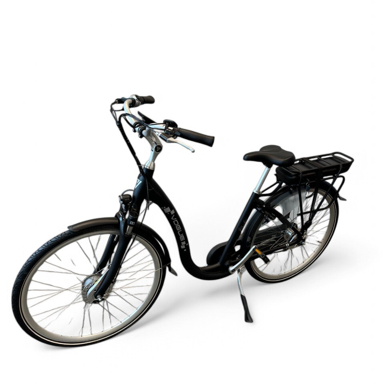 Vogue Comfort Elektrische Fiets met lage instap - Mat Grijs - AE-trading