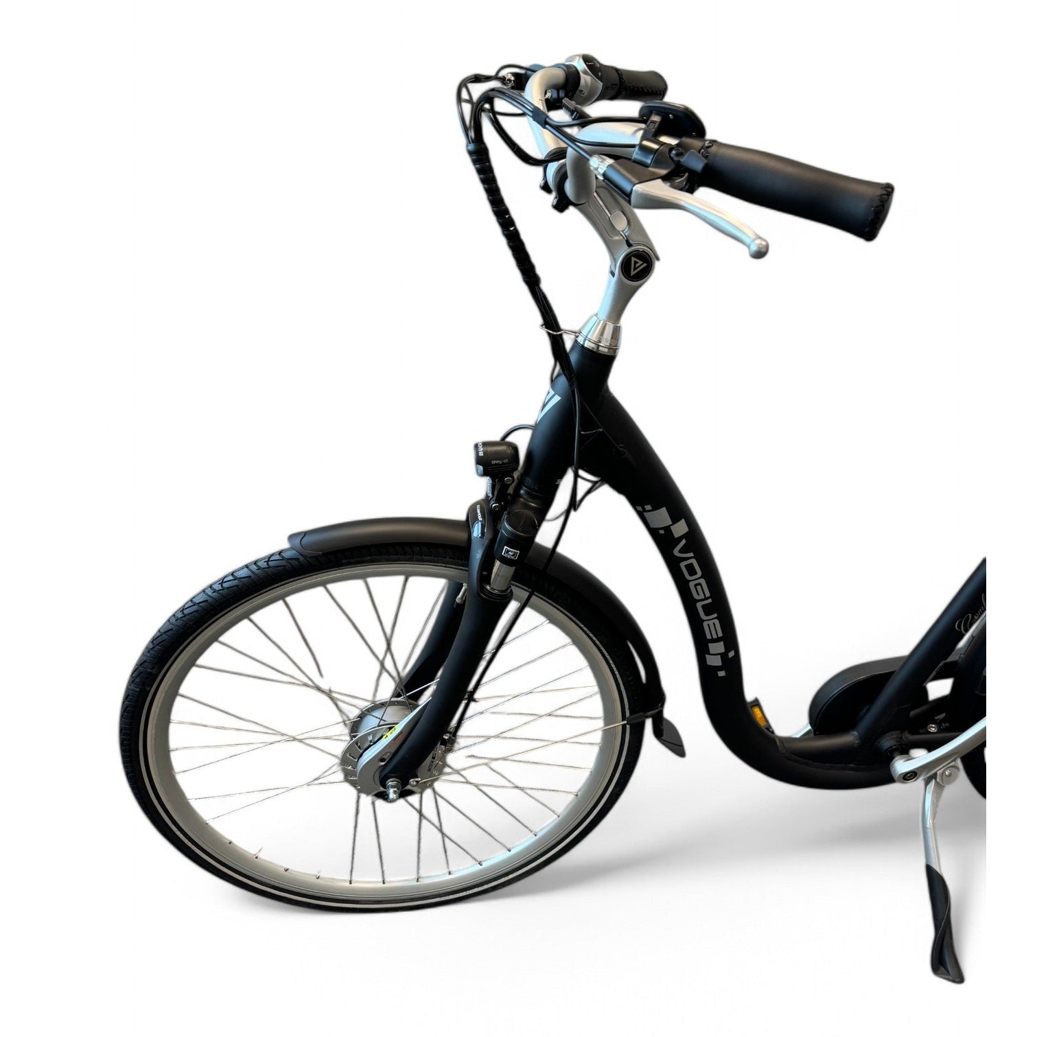 Vogue Comfort Elektrische Fiets met lage instap - Mat Grijs - AE-trading