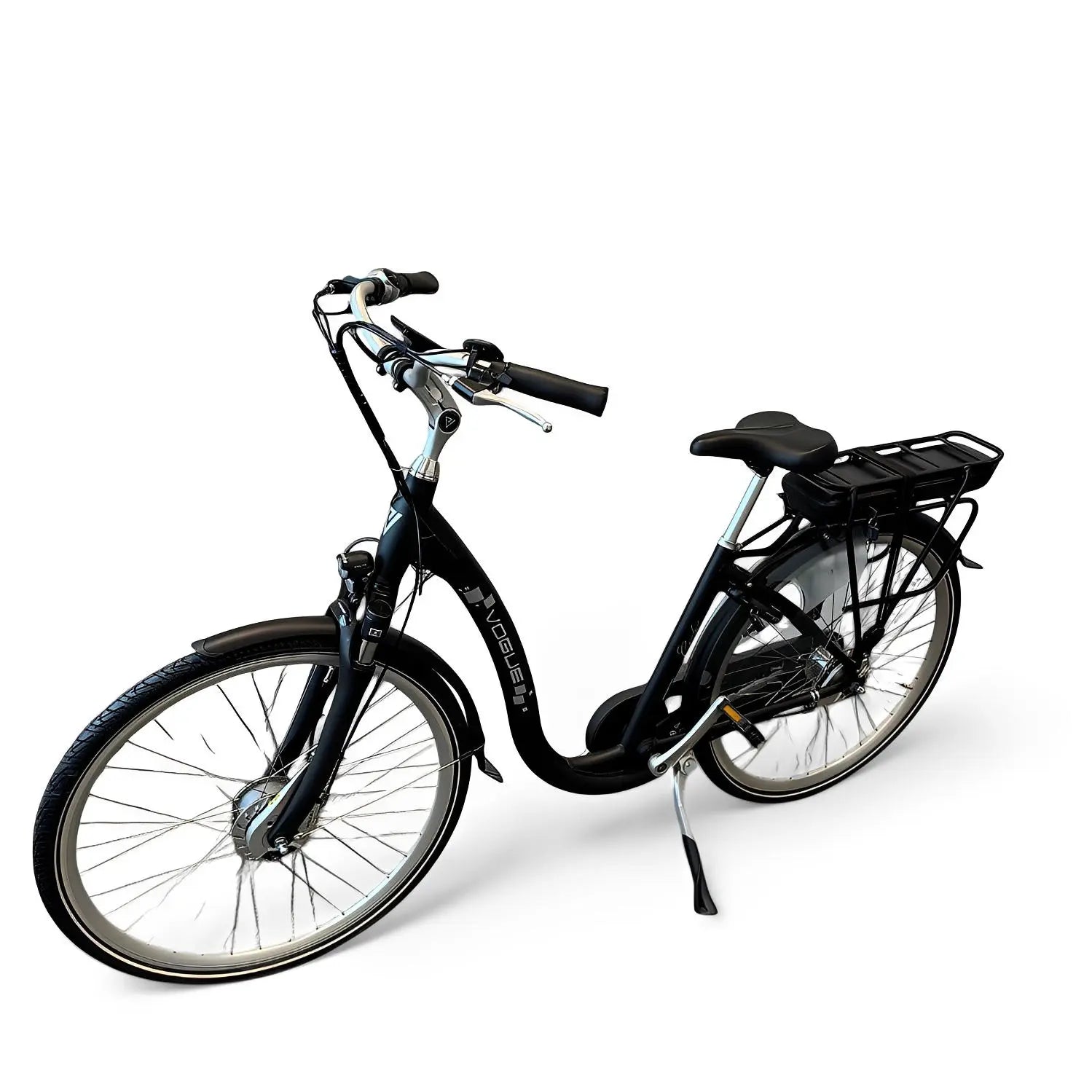 Vogue Comfort N7 Elektrische Fiets Mat zwart 468Wh Accu - E-bike - AE-trading