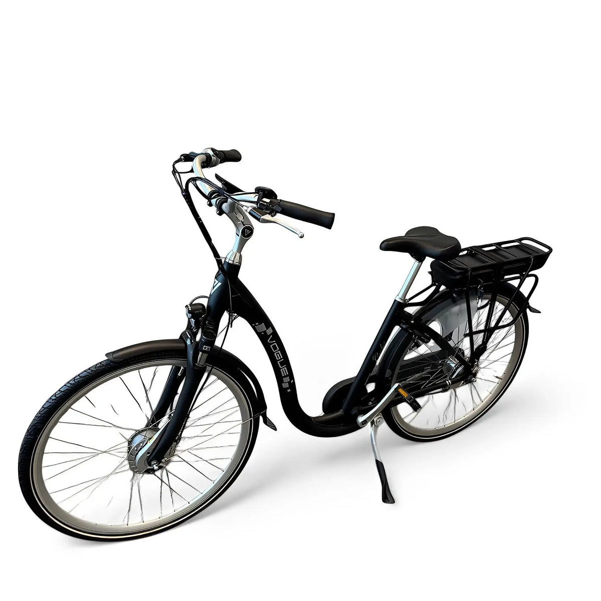 Vogue Comfort N7 Elektrische Fiets Mat zwart 468Wh Accu - E-bike - AE-trading