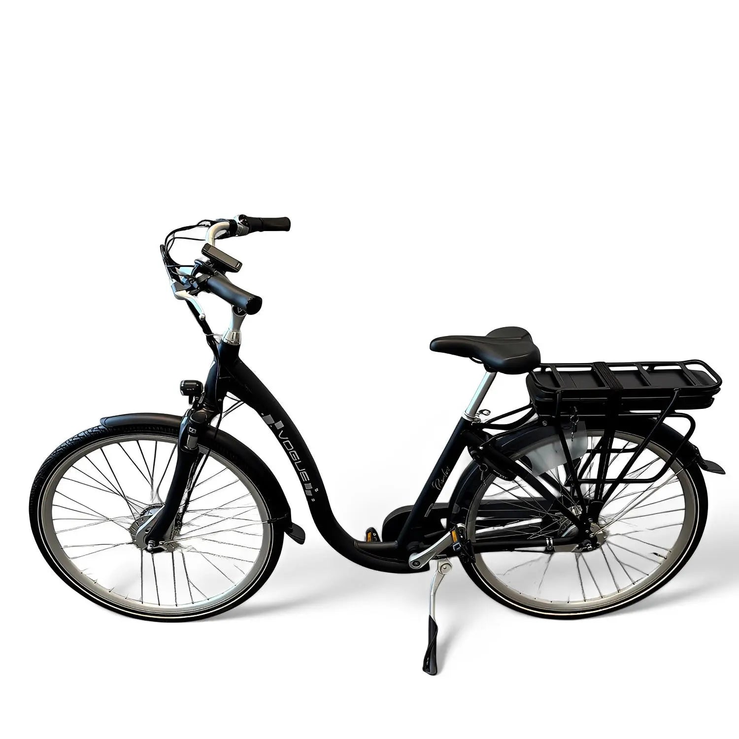 Vogue Comfort N7 Elektrische Fiets Mat zwart 468Wh Accu - E-bike - AE-trading