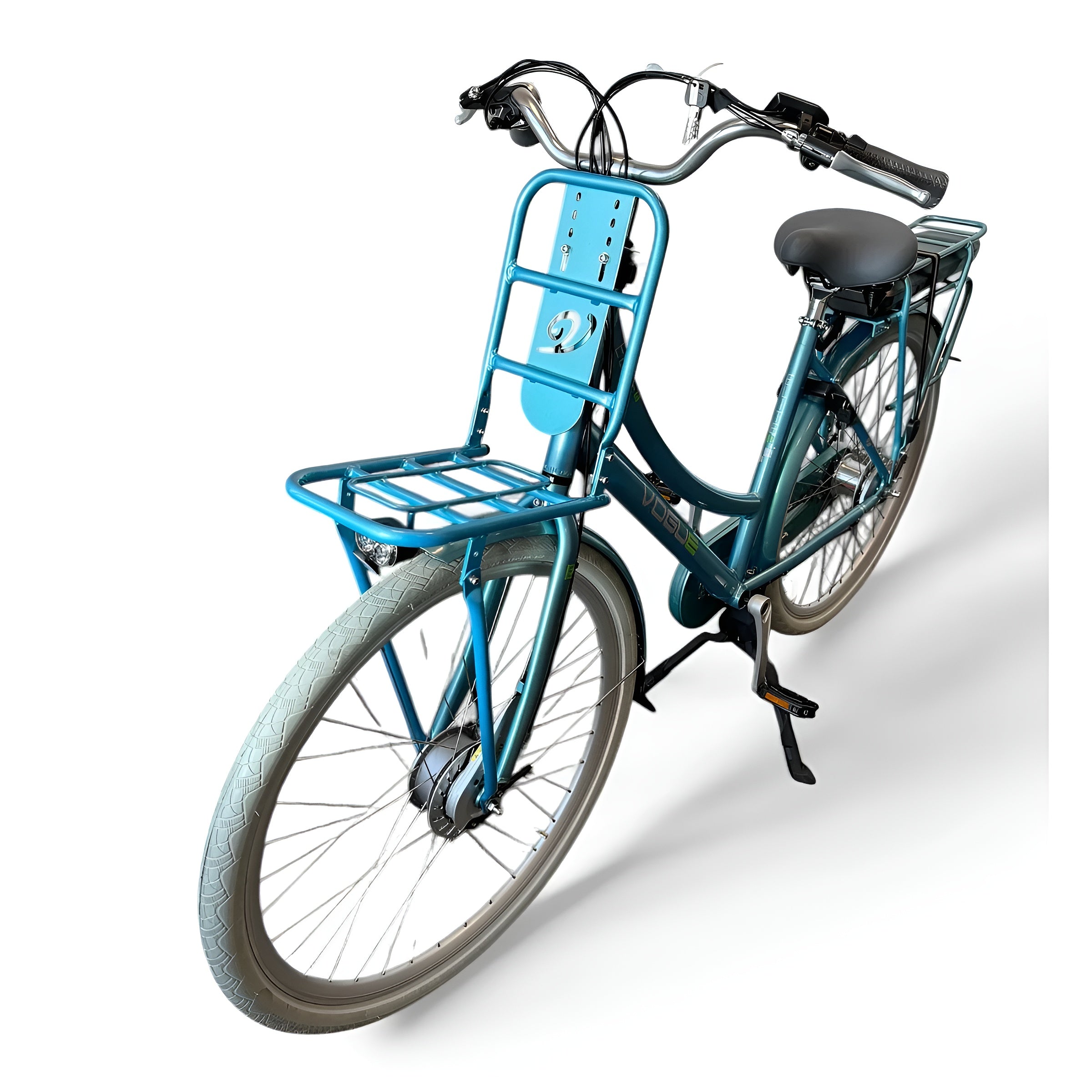 Vogue Elite 3 Elektrische Fiets 3 Versnellingen 50cm 13Ah Rollerbrake E-bike - Mint Blue - AE-trading