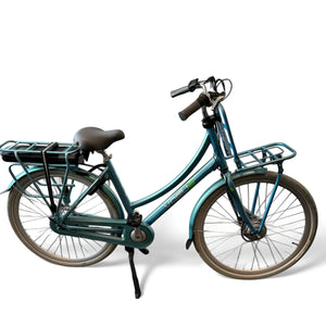 Vogue Elite 3 Elektrische Fiets 3 Versnellingen 50cm 13Ah Rollerbrake E-bike - Mint Blue - AE-trading