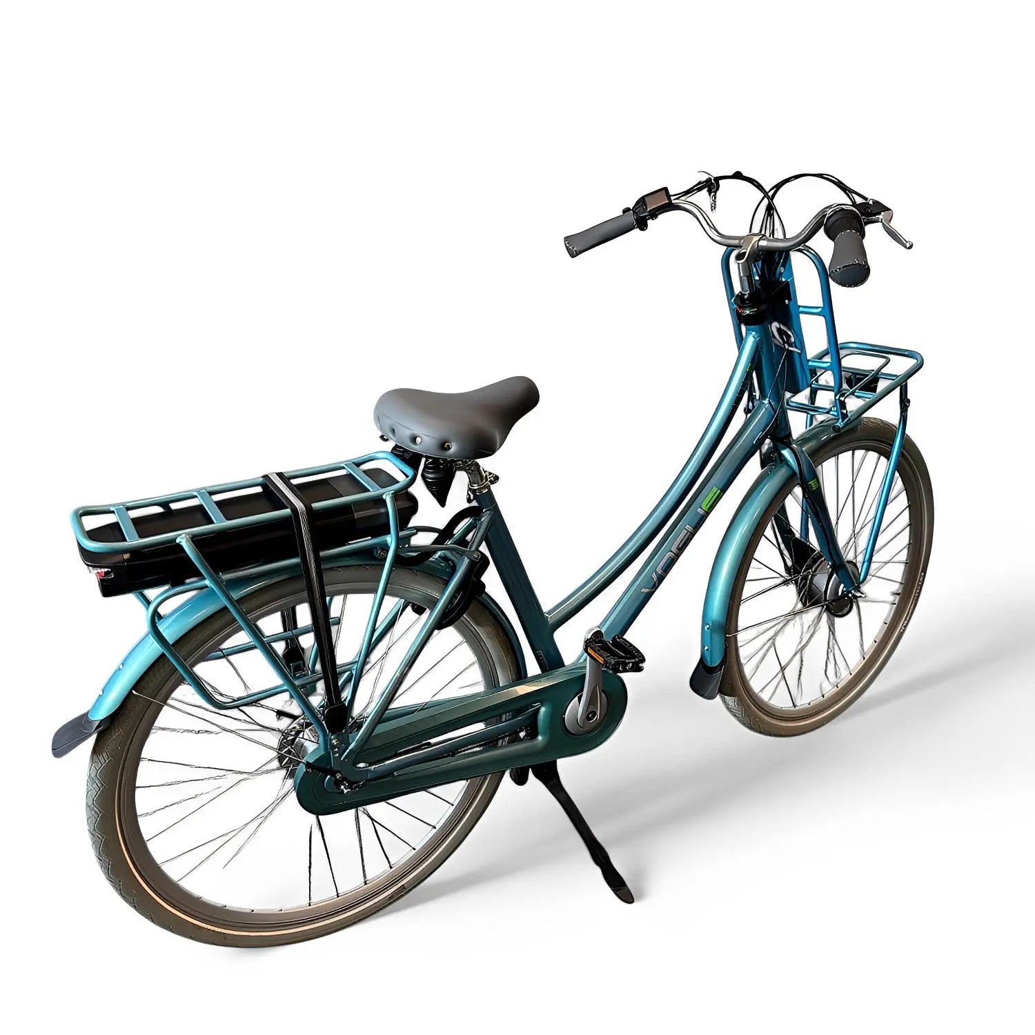 Vogue Elite 7 Elektrische Fiets 7 Versnellingen 50cm 13Ah Rollerbrake E-bike - Mint Blue - AE-trading