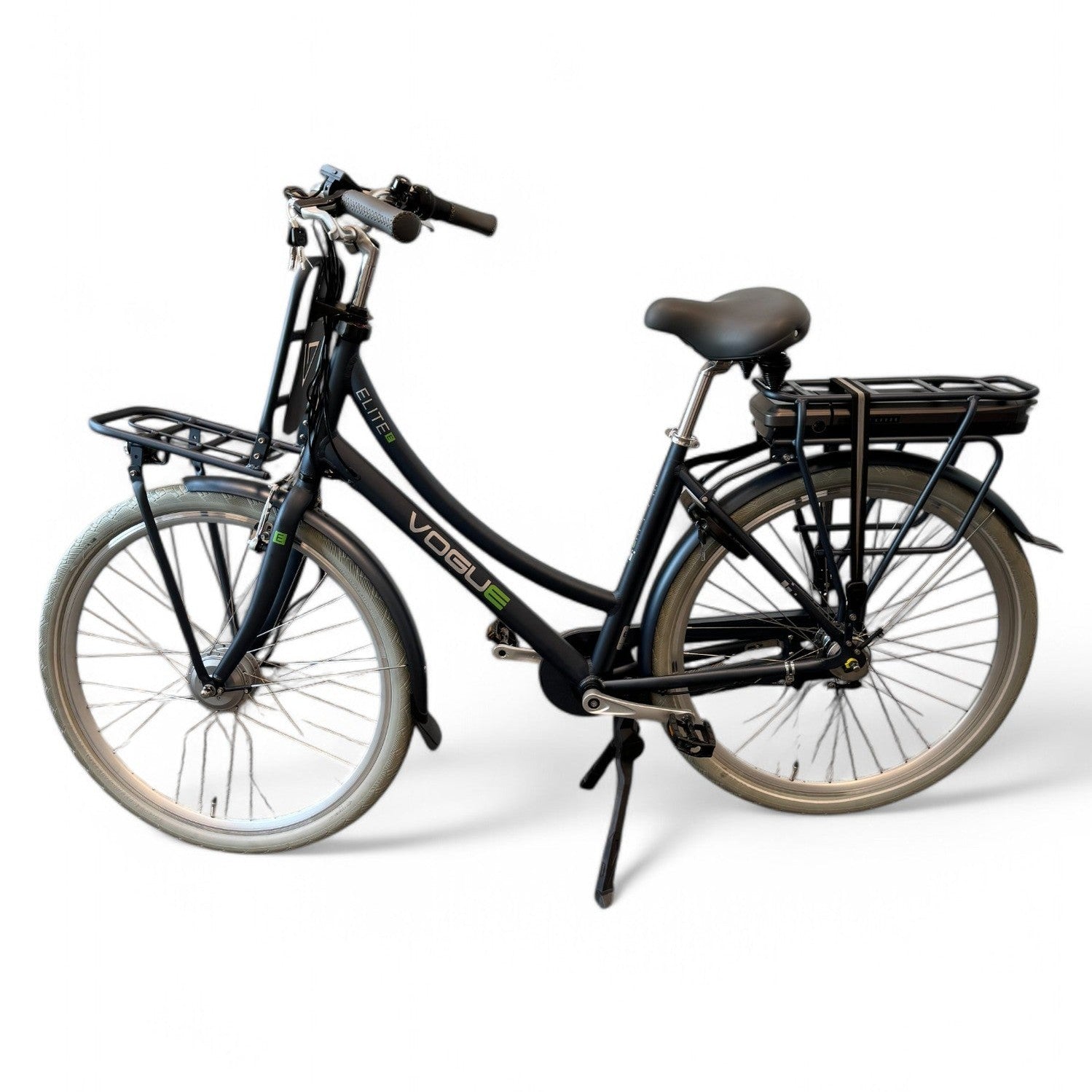 Vogue Elite Elektrische Fiets 3 versnellingen 13Ah 57cm E-bike - Jeans Blauw - AE-trading