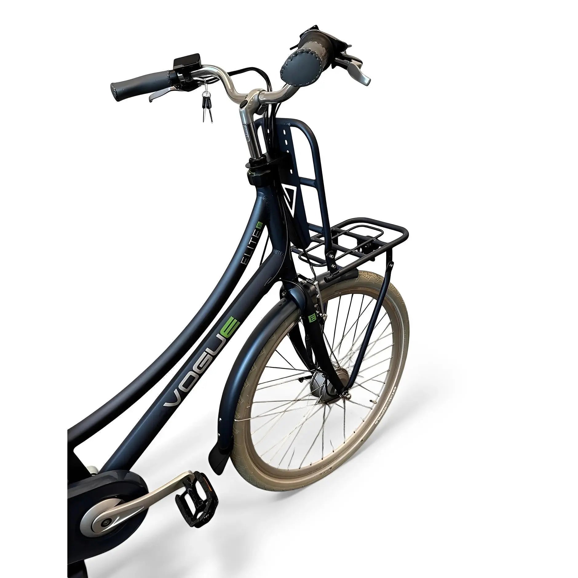 Vogue Elite Elektrische Fiets 3 versnellingen 13Ah 50cm E-bike - Jeans Blauw - AE-trading