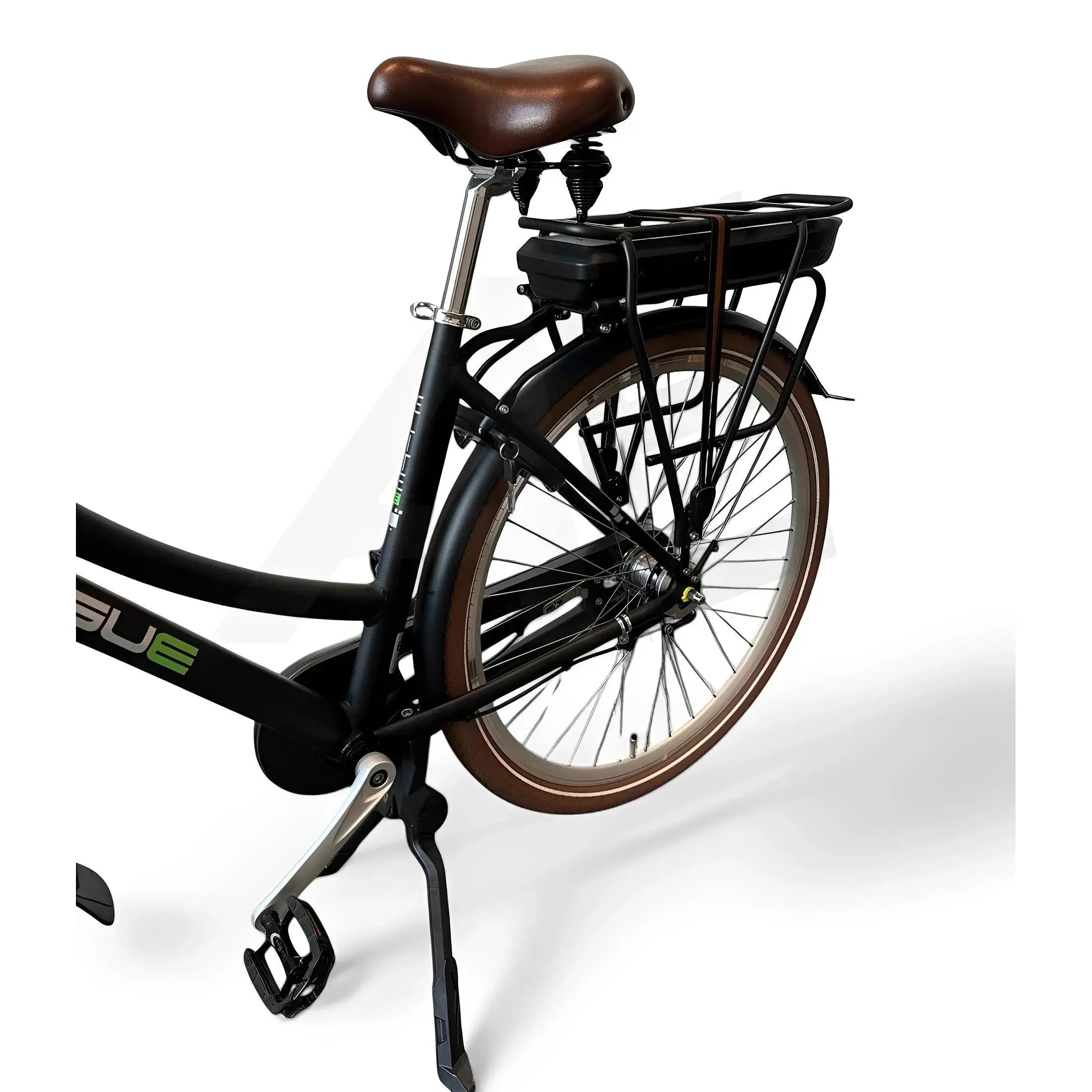 Vogue Elite Mid Elektrische Fiets Bafang M300 Transportfiets - Zwart - AE-trading