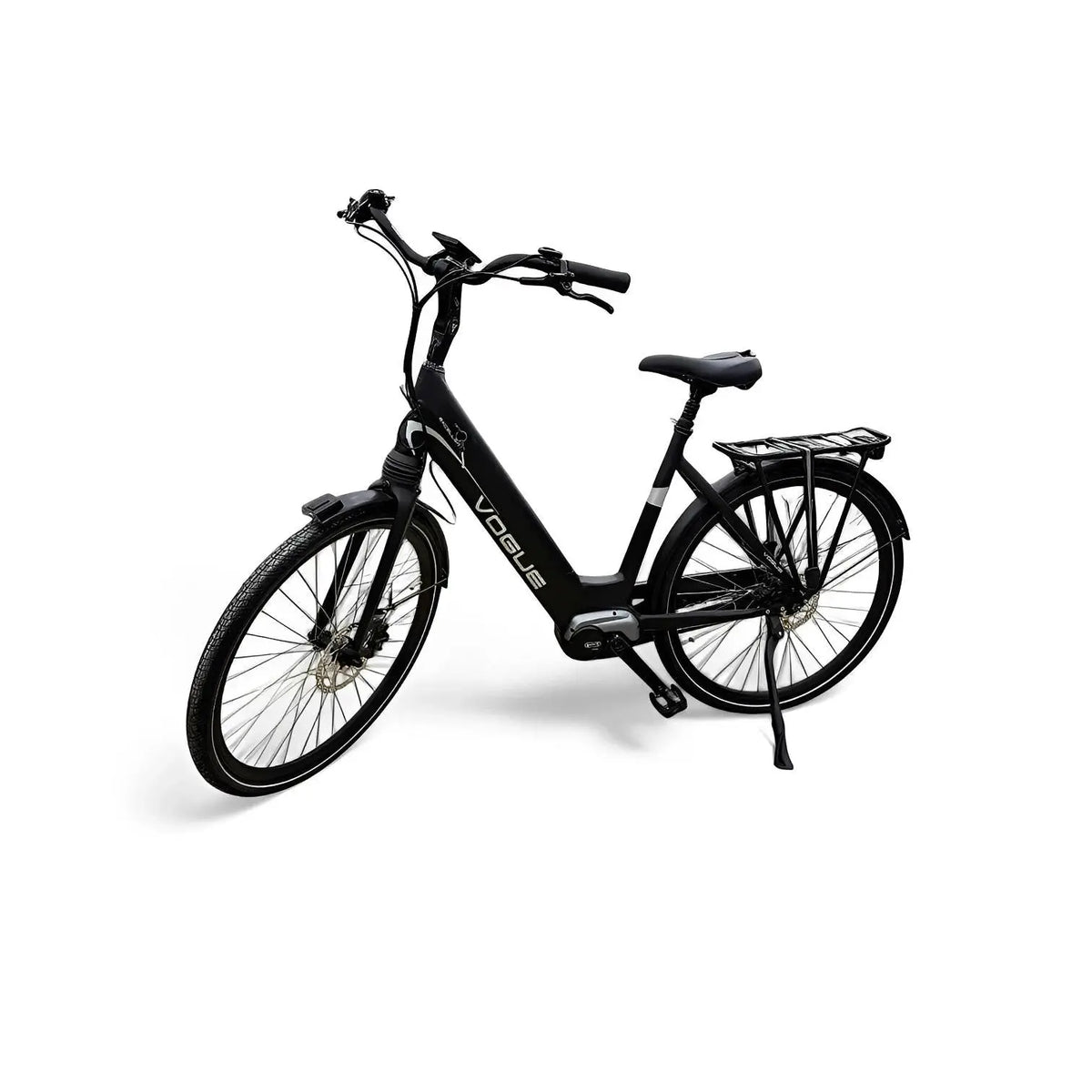 Vogue Excellent M420 8SP met Bafang Middenmotor 14.5Ah 522Wh - Zwart-grijs - 49cm - AE-trading