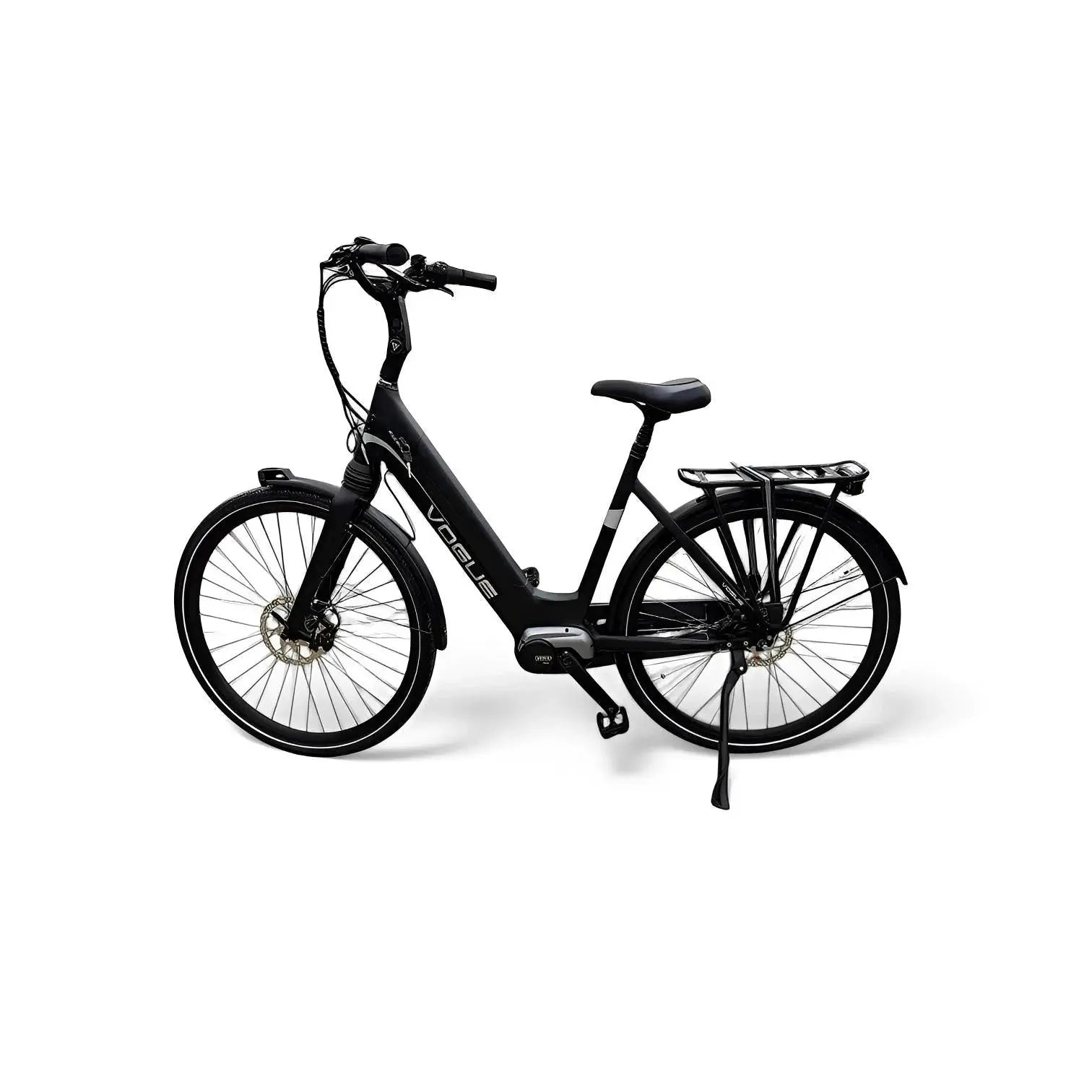 Vogue Excellent M420 8SP met Bafang Middenmotor 14.5Ah 522Wh - Zwart-Blauw - 49cm - AE-trading