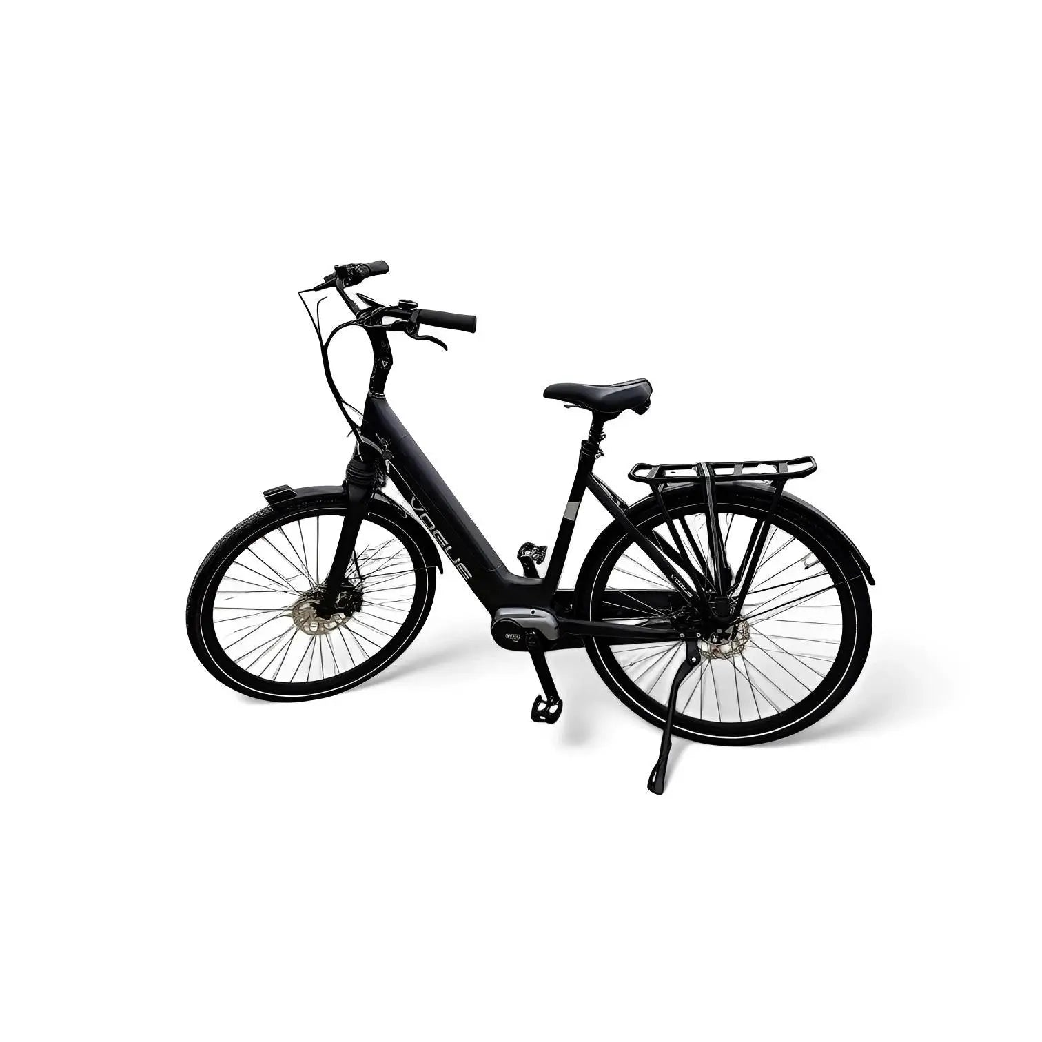 Vogue Excellent M420 8SP met Bafang Middenmotor 14.5Ah 522Wh - Zwart-Blauw - 49cm - AE-trading