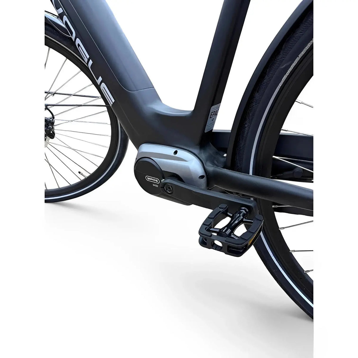 Vogue Excellent M420 8SP met Bafang Middenmotor 14.5Ah 522Wh - Zwart-grijs - 49cm - AE-trading