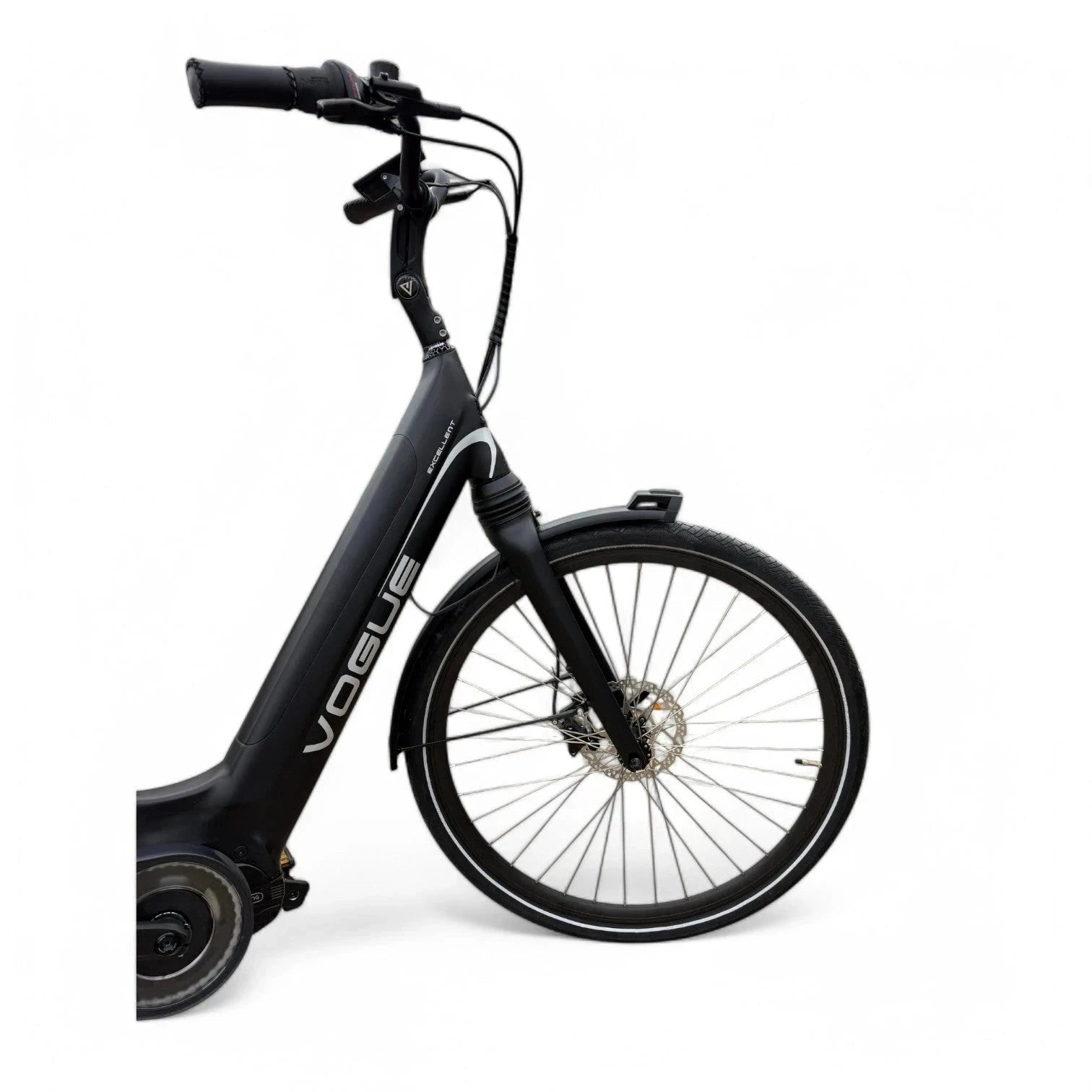 Vogue Excellent M420 8SP met Bafang Middenmotor 14.5Ah 522Wh - Zwart-grijs - 53cm - AE-trading