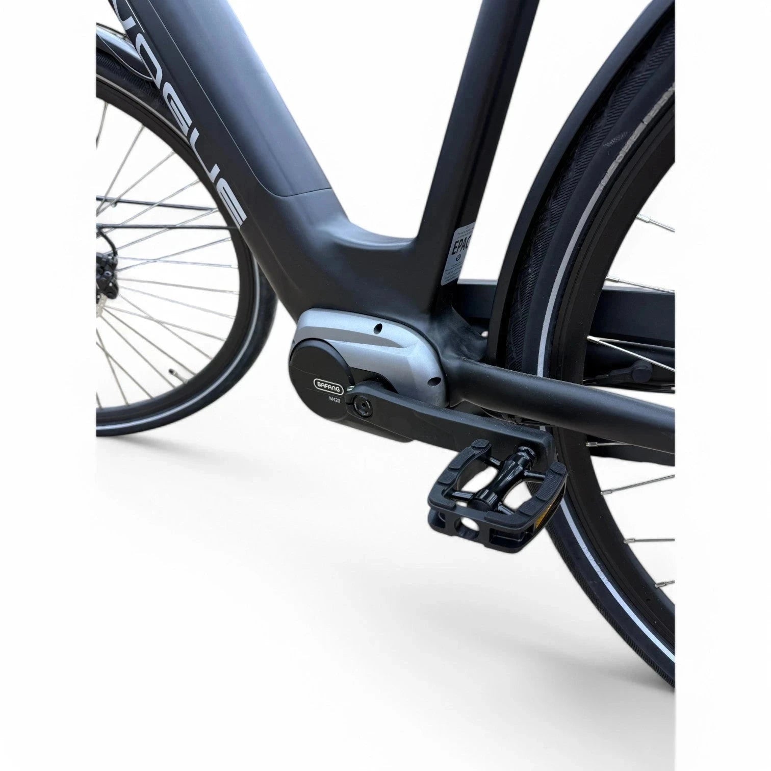 Vogue Excellent M420 8SP met Bafang Middenmotor 14.5Ah 522Wh - Zwart-grijs - 53cm - AE-trading