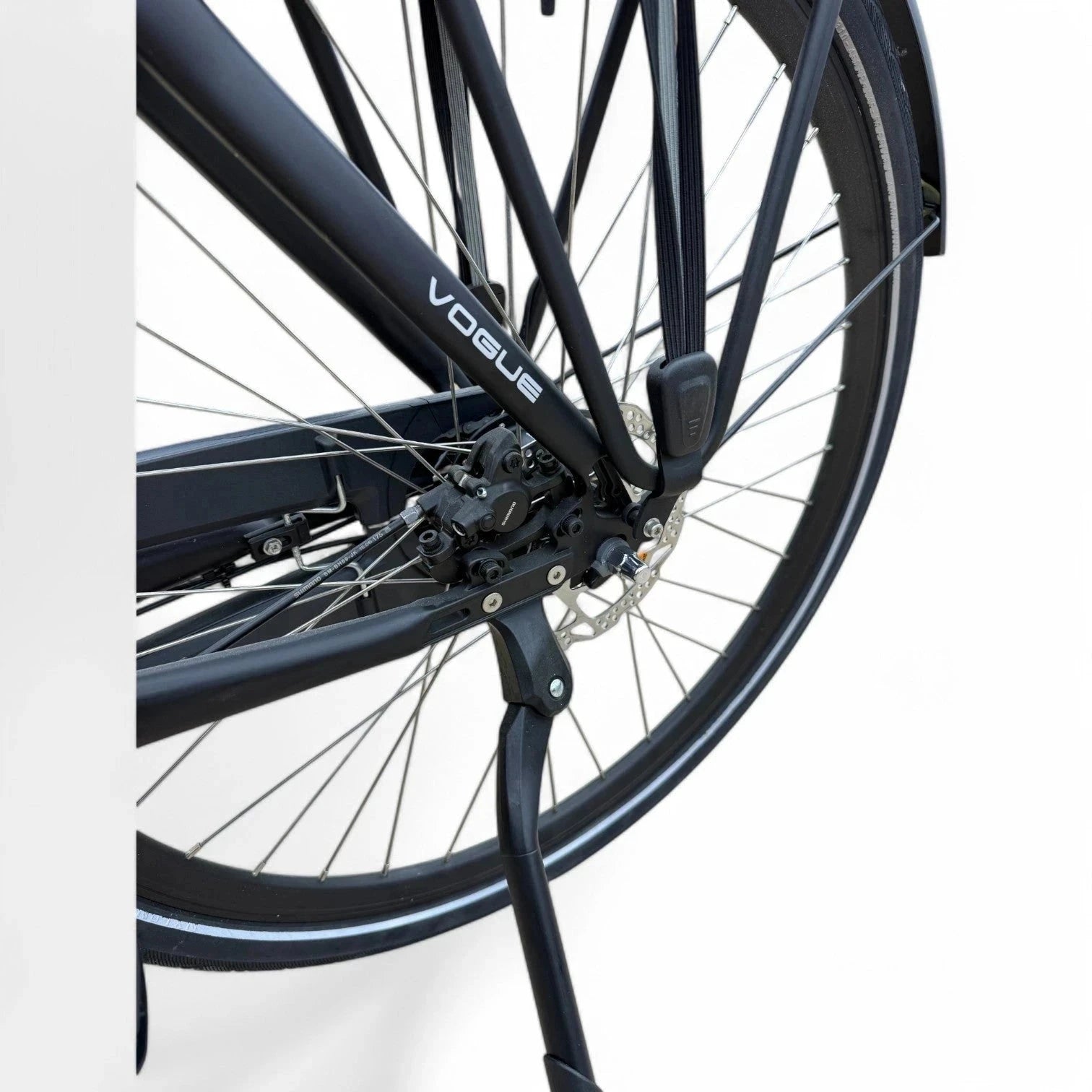 Vogue Excellent M420 8SP met Bafang Middenmotor 14.5Ah 522Wh - Zwart-grijs - 53cm - AE-trading