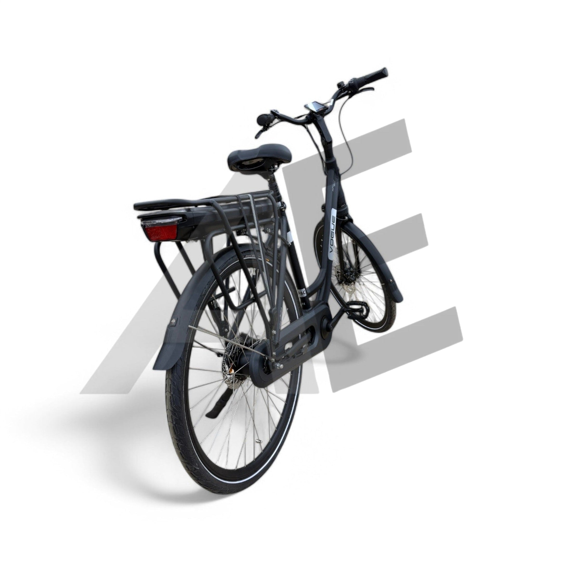 Vogue Infinity Elektrische Fiets Middenmotor Bafang M200 13Ah 468Wh 48cm met Hydraulische remmen - Mat Grijs - AE-trading