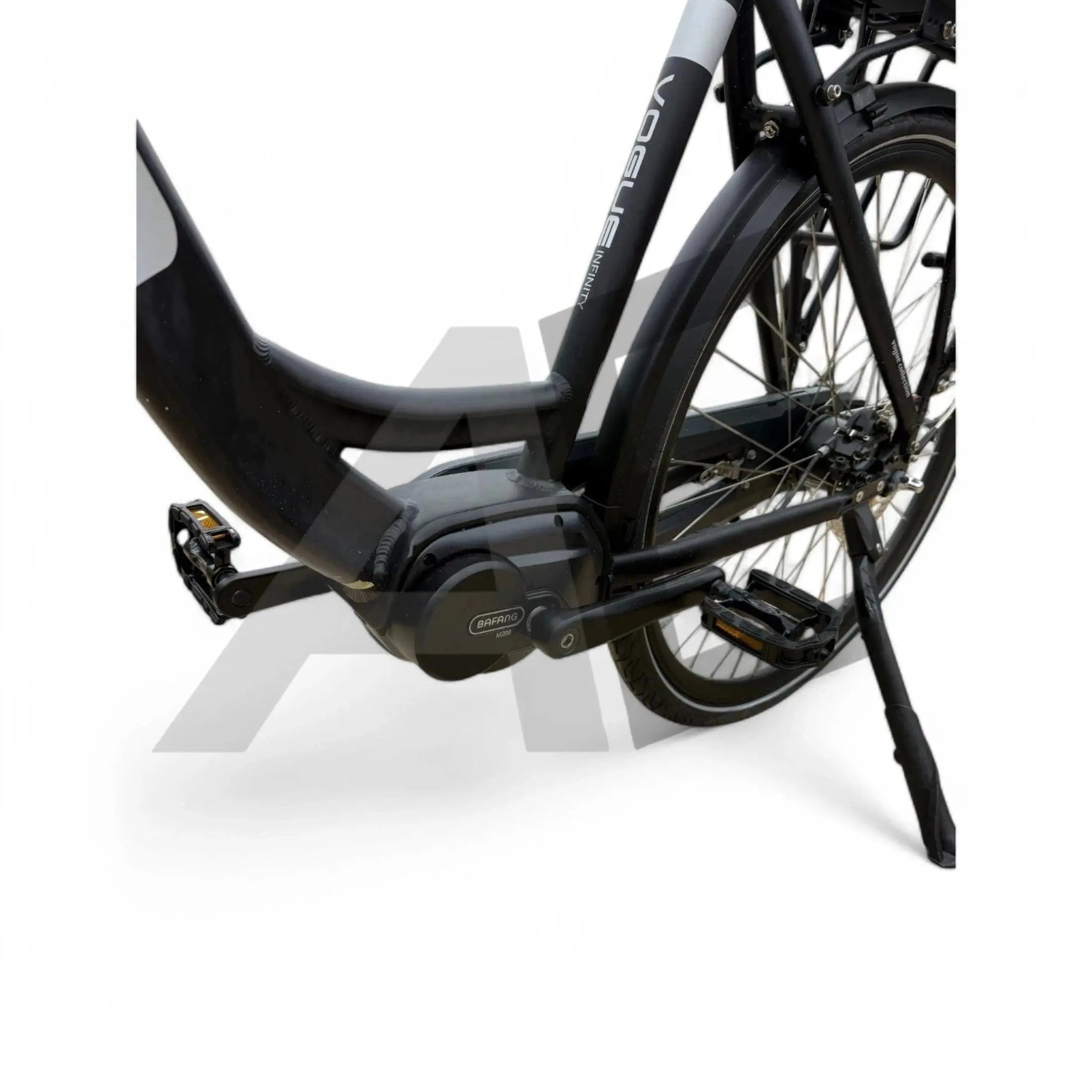 Vogue Infinity Elektrische Fiets Middenmotor Bafang M200 13Ah 468Wh 53cm met Hydraulische remmen - Mat Grijs - AE-trading